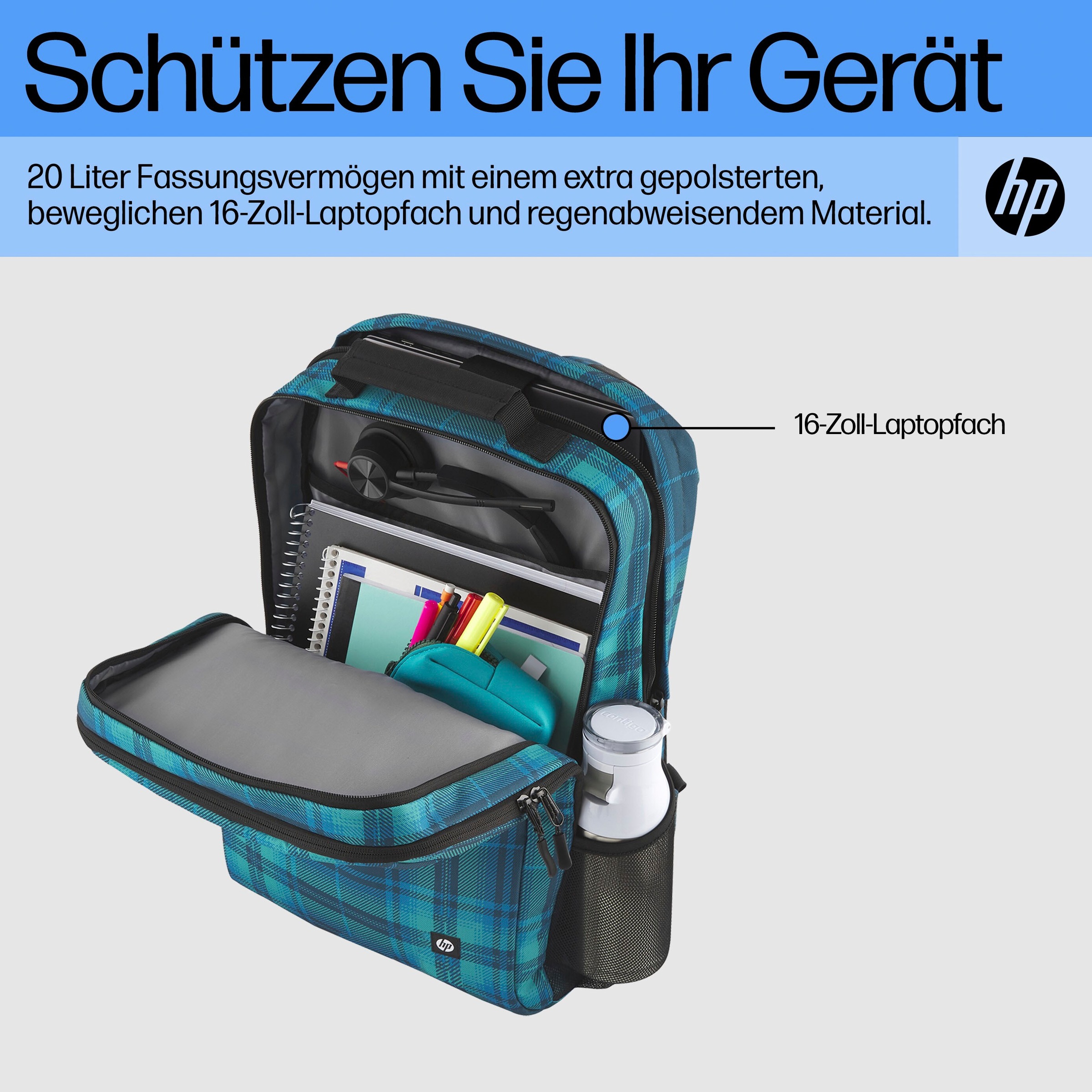 HP Notebook-Rucksack »Campus XL Tartan | online BAUR plaid« kaufen