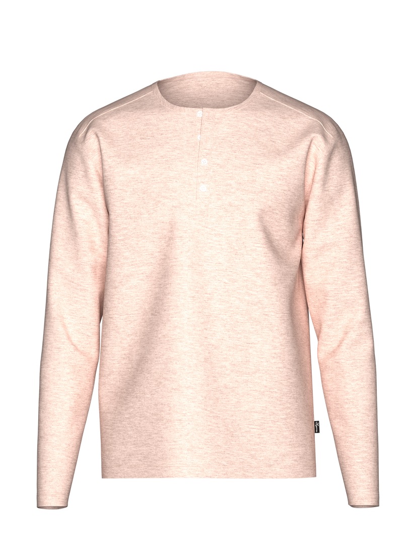 Trigema Longsleeve "TRIGEMA Langarmshirt mit Knopfleiste" 1 Stk. tlg. günstig online kaufen
