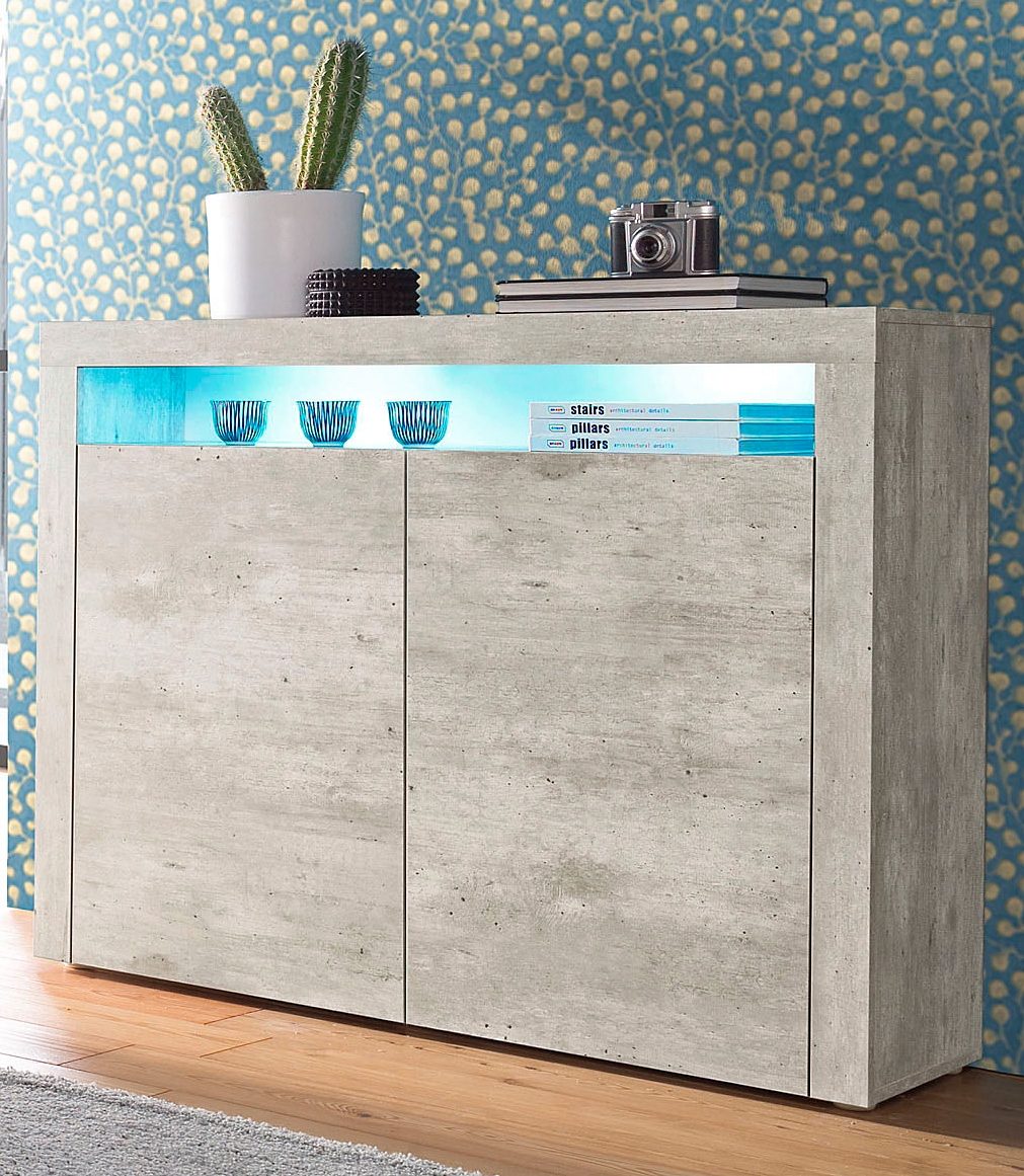borchardt Möbel Highboard "Santa Fé, Kommode mit moderner Rahmenoptik, Breite 107 cm" Breite 107 cm