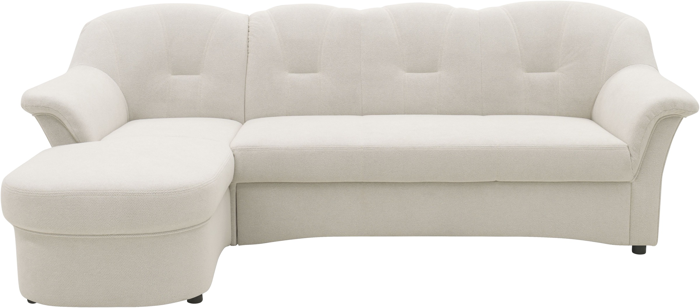 DOMO collection Ecksofa "Flores Schlafsofa, B/T/H: 233/142/86 cm, L-Form", günstig online kaufen