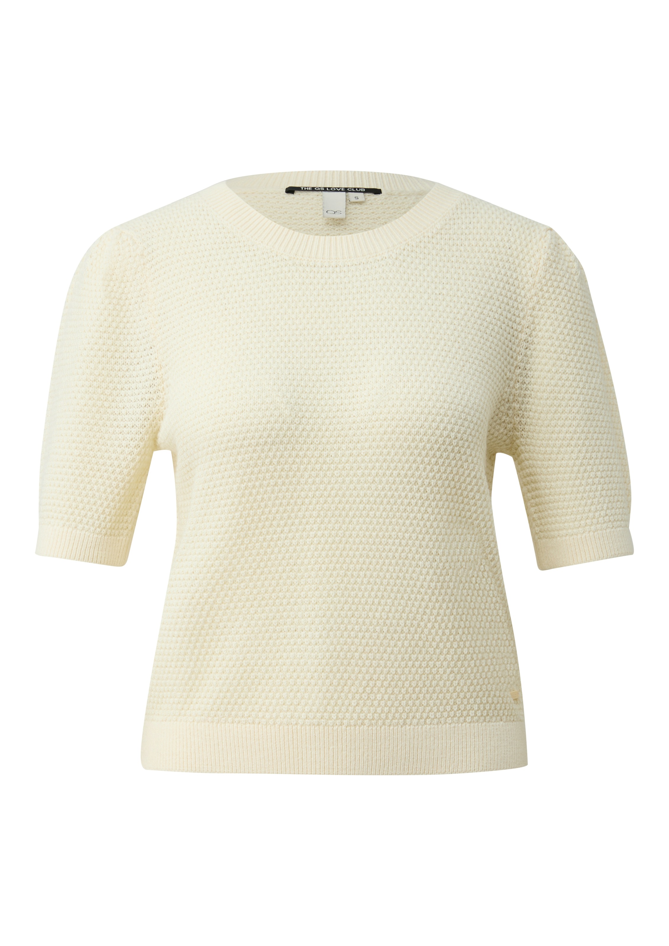 QS Damen Strickpullover Ecru XL 3