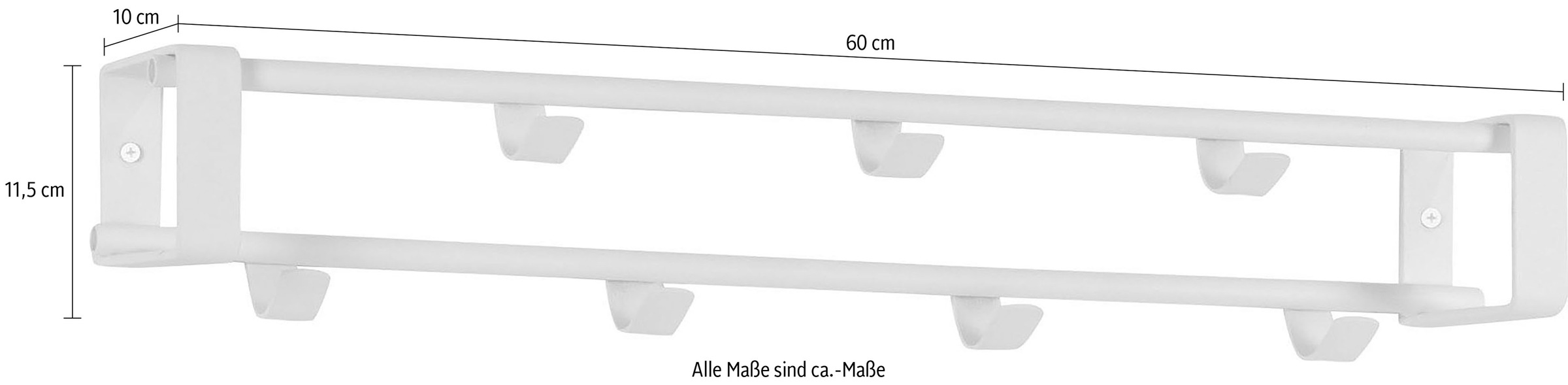 Spinder Design Garderobenhalter »Rex«, Metall, Breite 60 cm