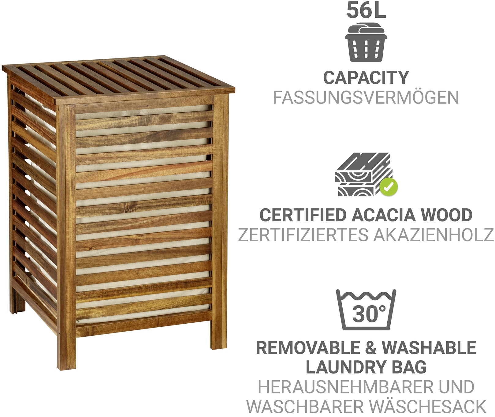 WENKO Wäschetruhe »Fondi«