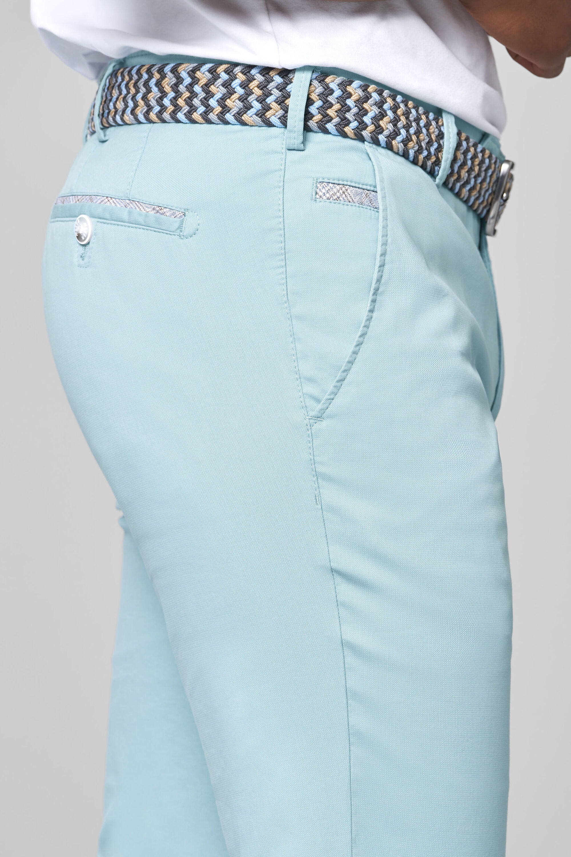 MEYER Chinos »ROMA Art.1-5070«, mit buntgewebtem Innenfutter