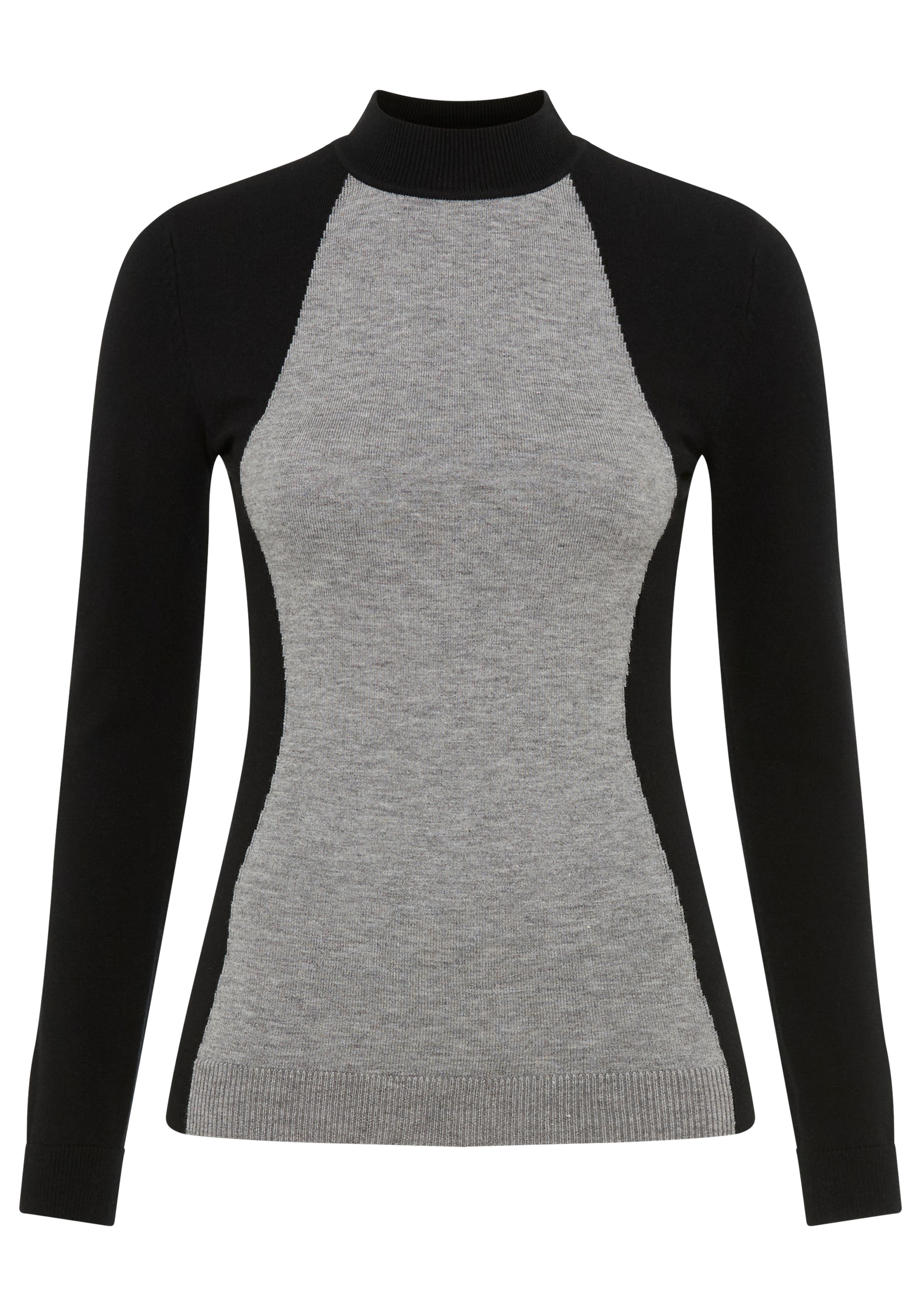 Bruno Banani Rollkragenpullover, figurschmeichelndes Colorblocking - NEUE KOLLEKTION