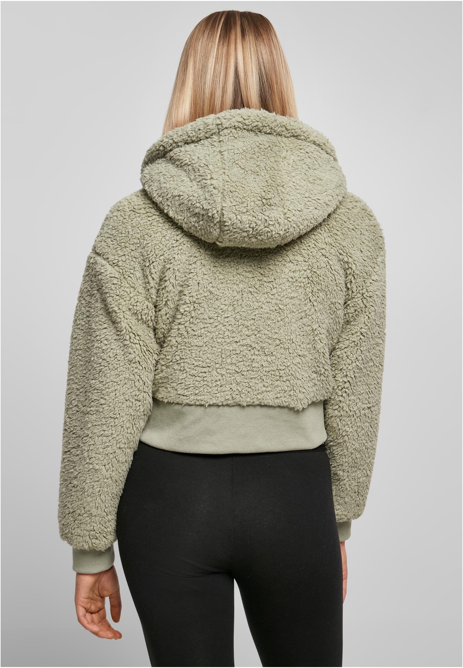 URBAN CLASSICS Outdoorjacke »Damen Sherpa Ladies Jacket«, kaufen Short Oversized online St.), (1 ohne BAUR | Kapuze