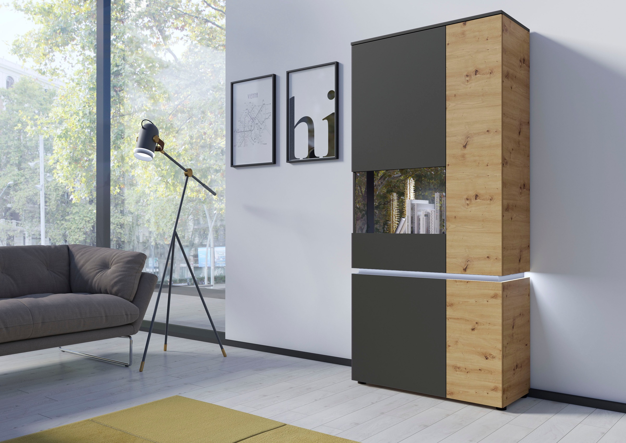 Home affaire Vitrine "Luci" günstig online kaufen