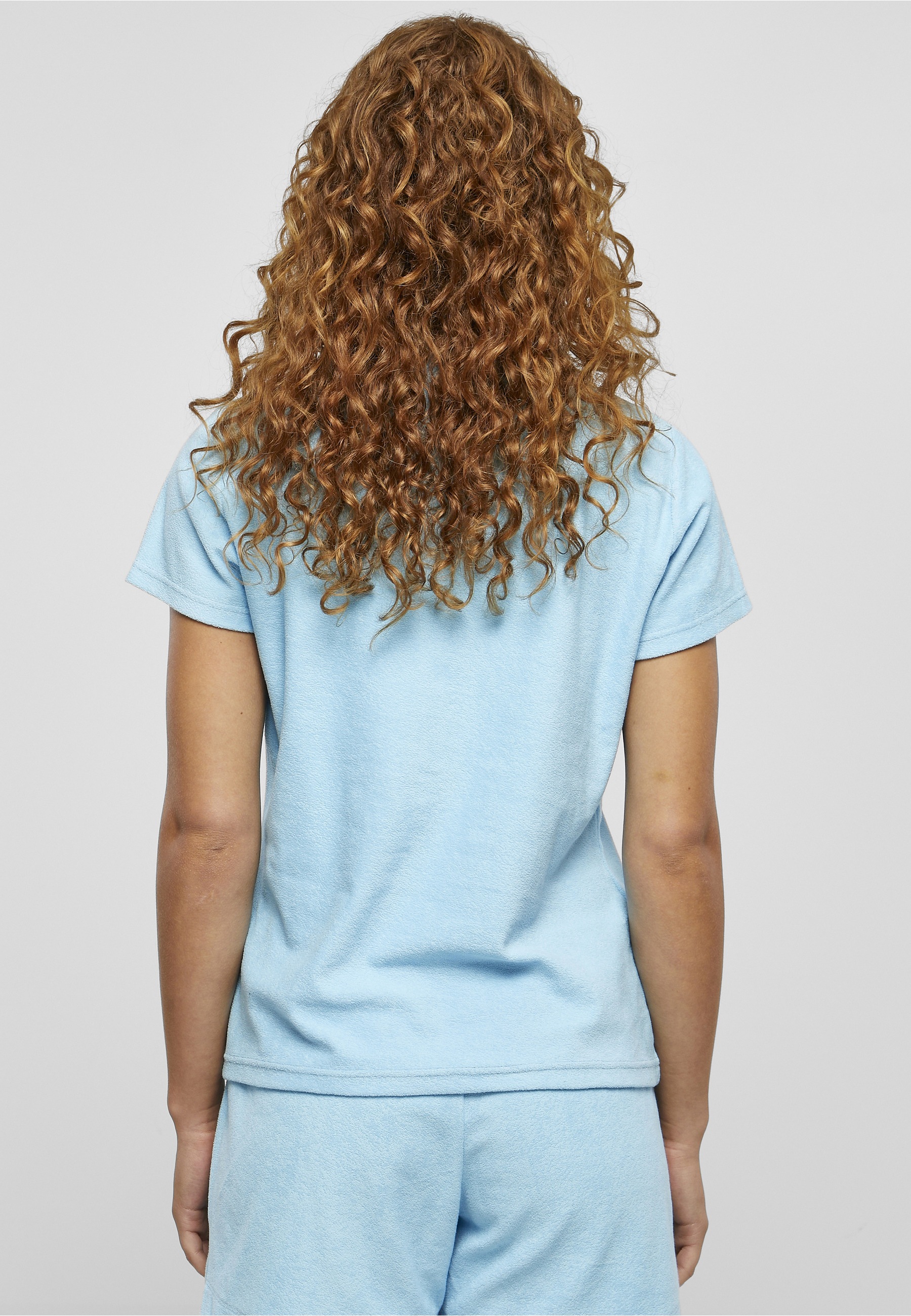 URBAN CLASSICS Kurzarmshirt »Urban Classics Damen Ladies Towel Polo Tee« 1 Stk.