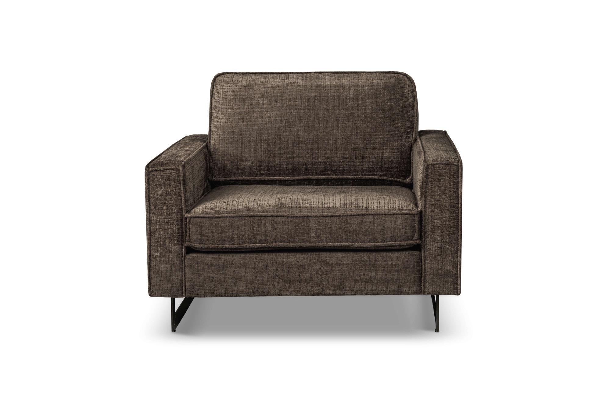 Home affaire Loveseat "Pinto 105 cm, Cord, Chenille, Lederoptik" mit Keder, günstig online kaufen