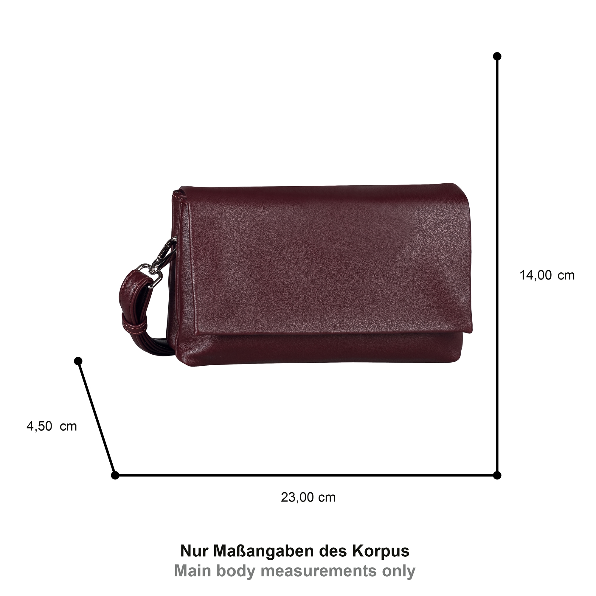 Gabor Abendtasche »Salara«, schlicht und funktional, mit 2 Kammern je nach Anlass variabel tragbar