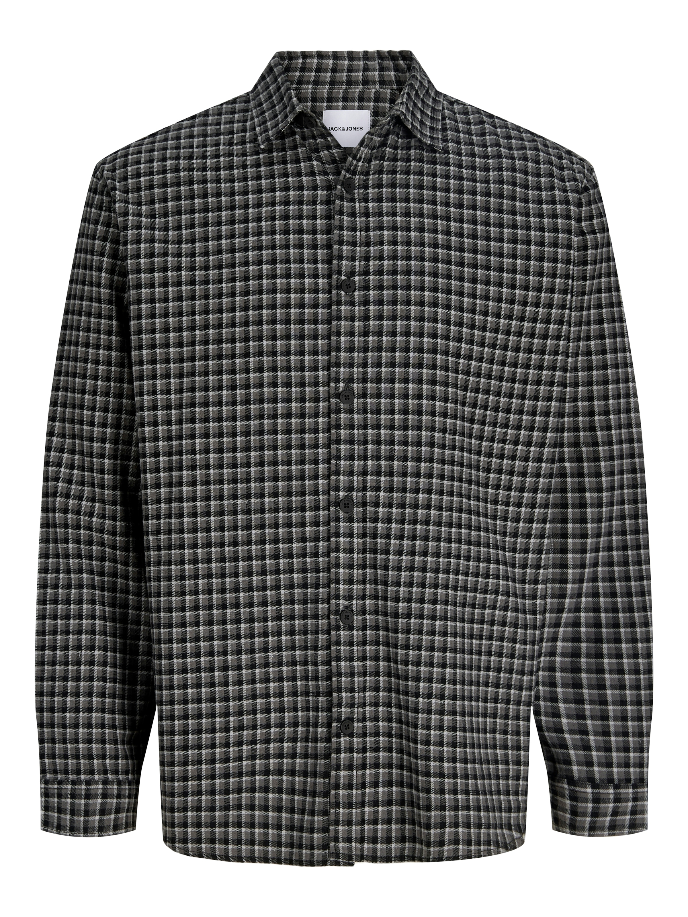 Jack & Jones PlusSize Langarmhemd »JJCARTER CHECK SHIRT LS SN PLS« Baumwolle, relaxed fit