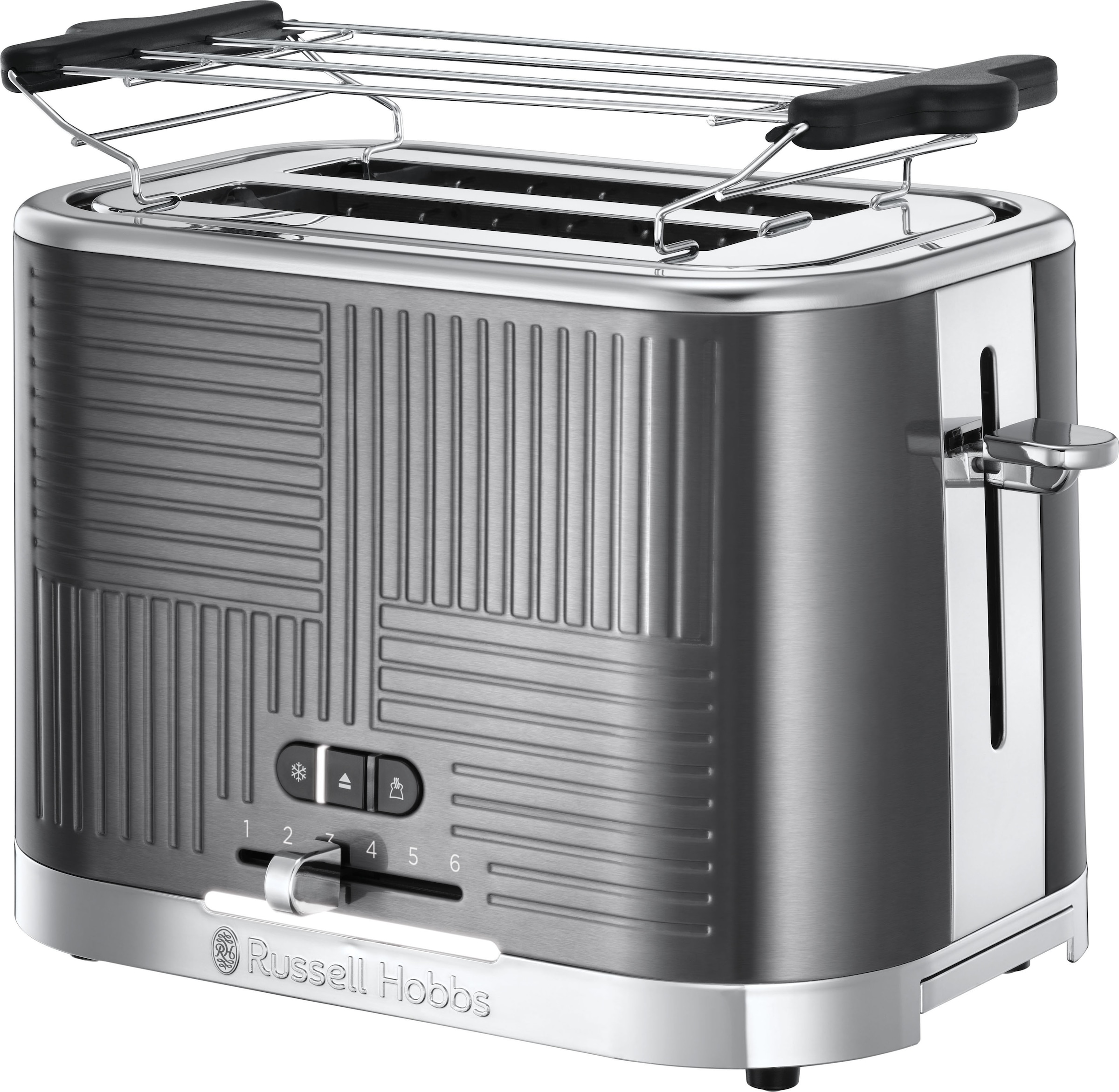 RUSSELL HOBBS Toaster »Geo Steel 25250-56« 2 kurze S...
