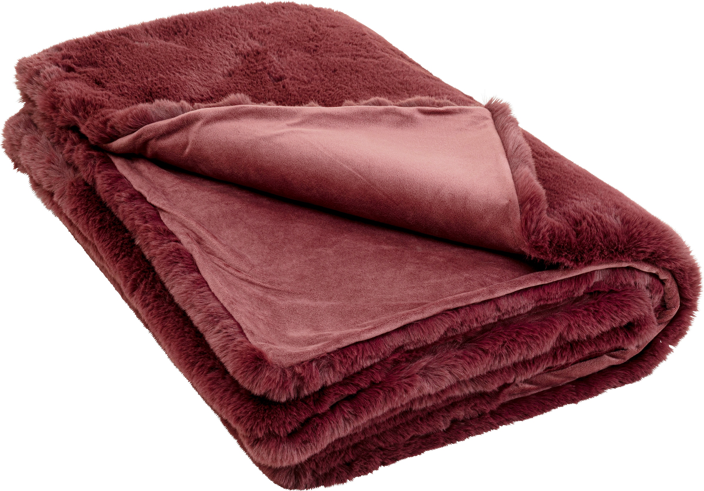 Kare Design Tagesdecke »Wohndecke Mika, Kunstfelldecke, 150x200 cm« flauschig und warm