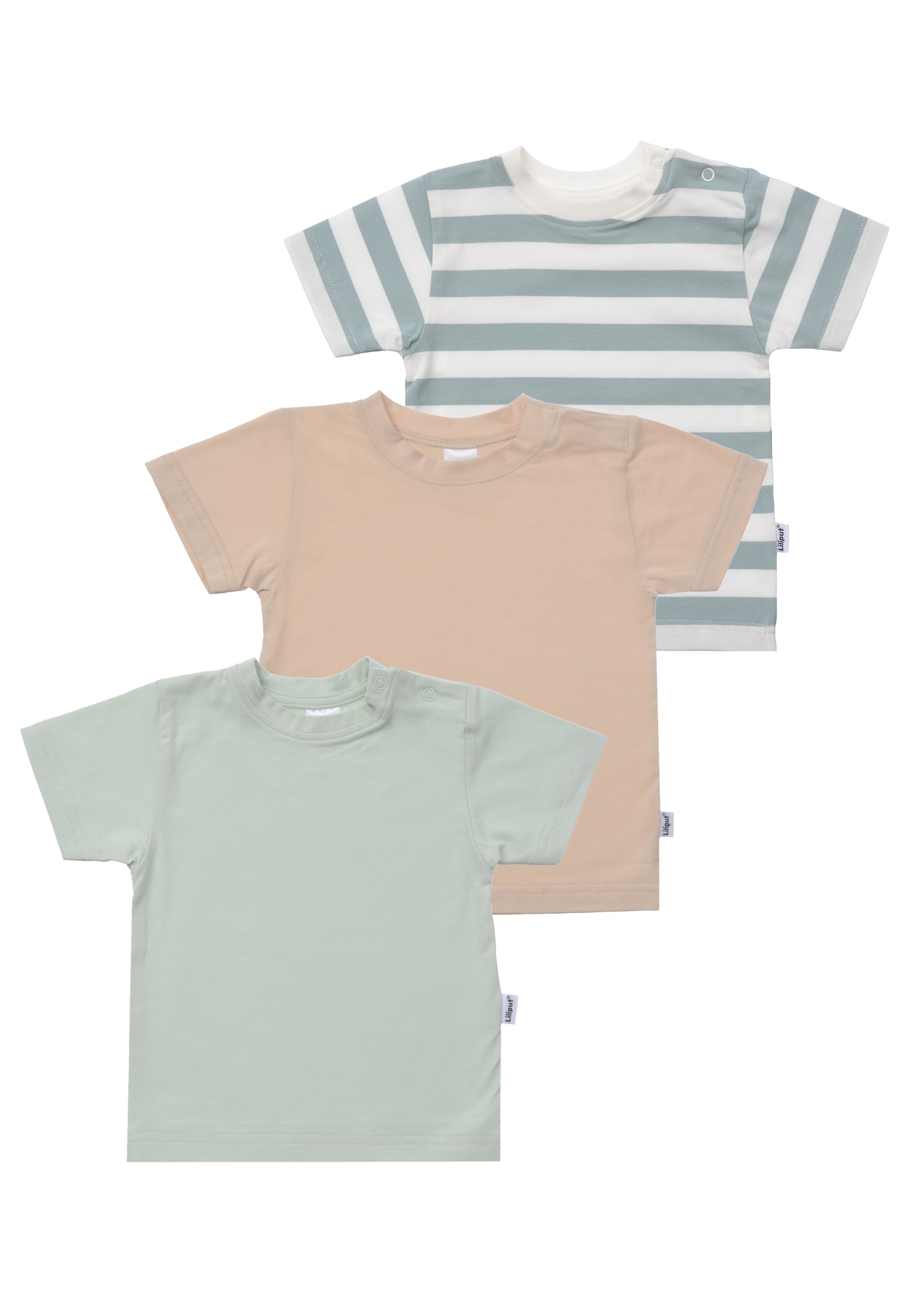 Liliput T-Shirt 3 Stk. 3er-Pack mit angenehmem Rundhalsausschnitt