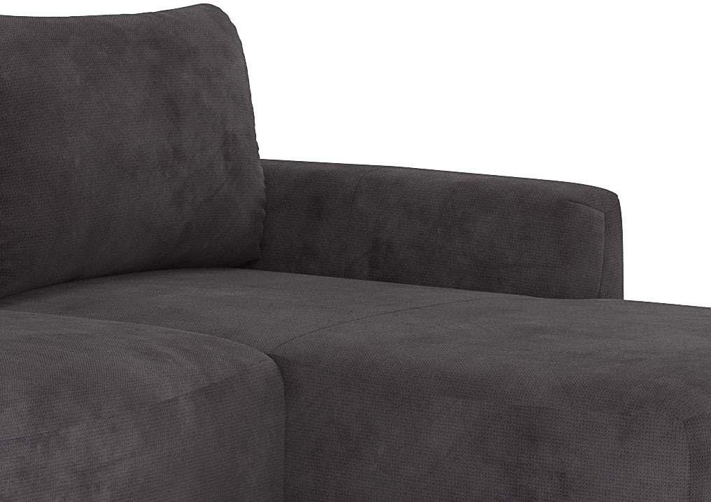 COTTA Ecksofa »Giro L-Form, Recamiere, Breite 252 cm« wahlweise mit Bettkasten und Trendbezug CORD!