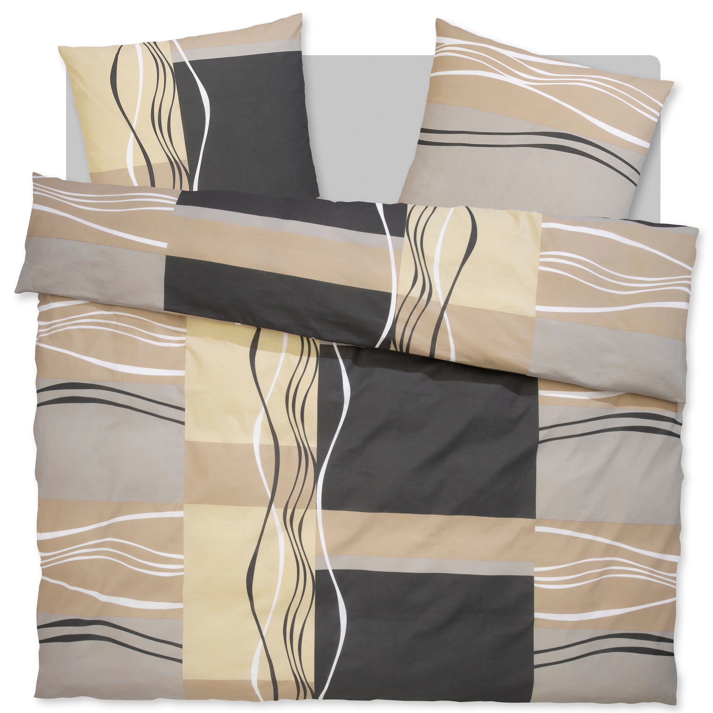 OTTO home Bettwäsche "Kelian" 3 Stk. in verschiedenen Qualitäten, gemustert günstig online kaufen