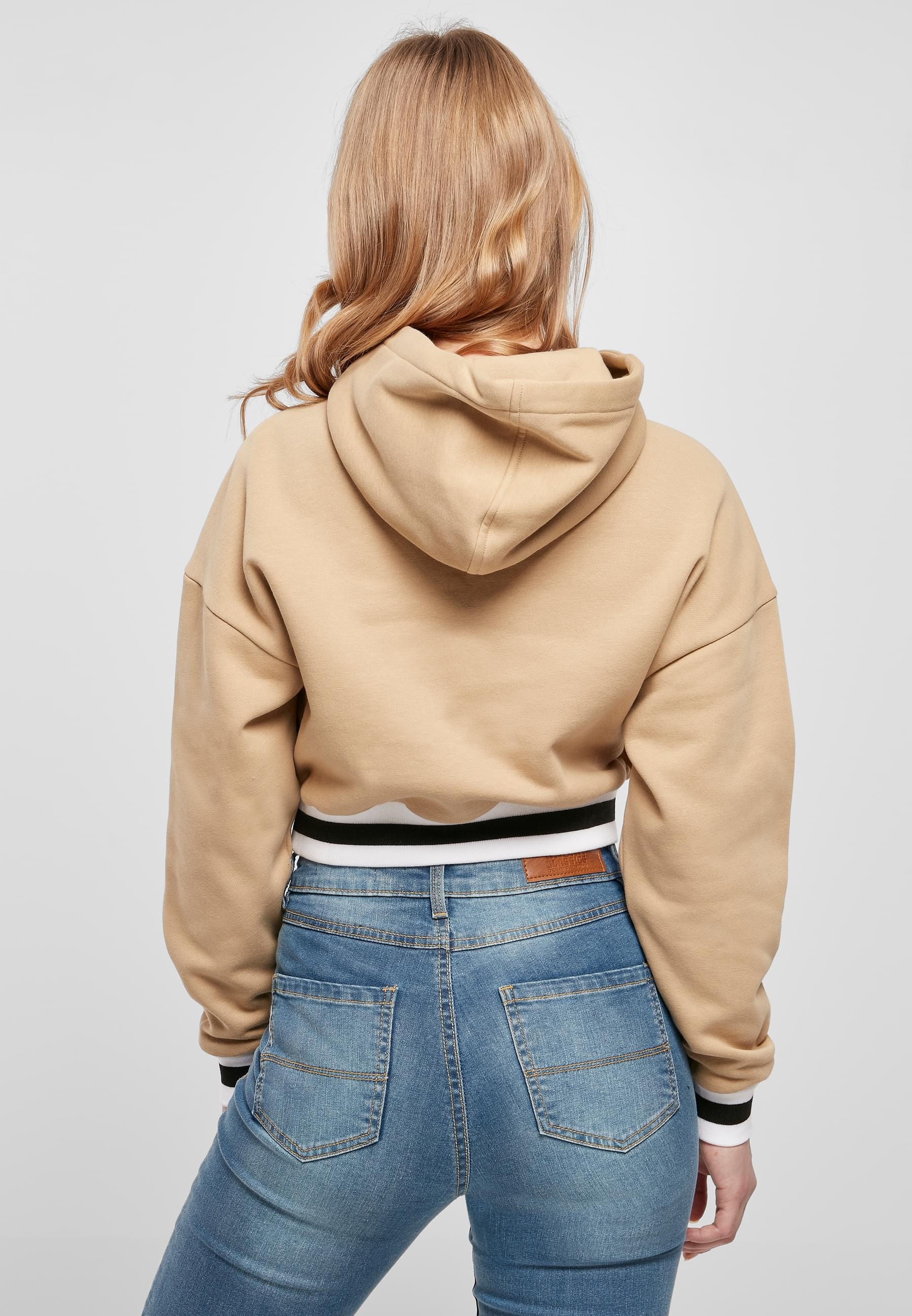 URBAN CLASSICS Kapuzenpullover »Urban Classics Damen Ladies Short College Hoody«, (1 tlg.)