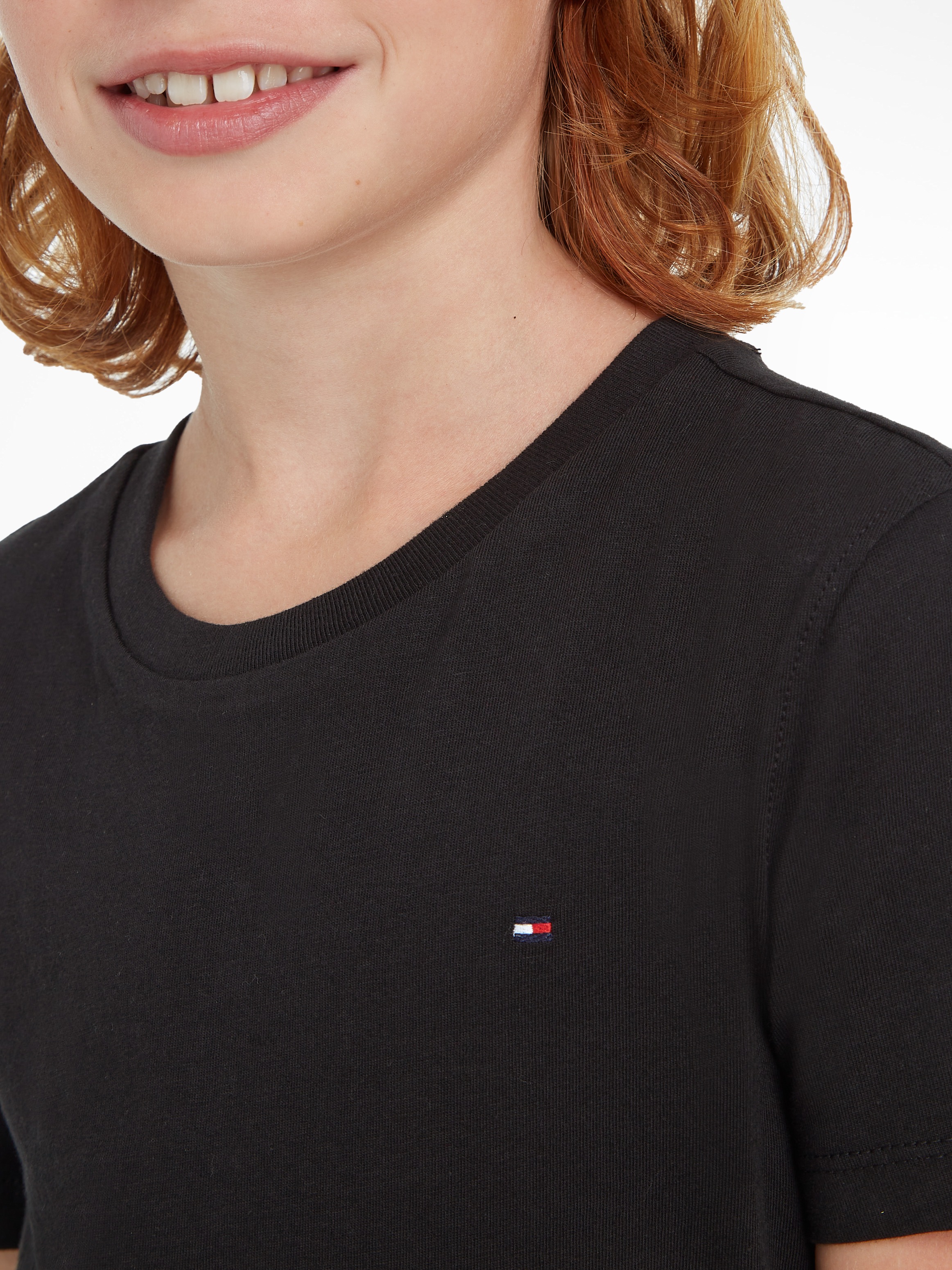 Thumbnail - Tommy Hilfiger T-Shirt "BOYS BASIC CN KNIT" Kinder Kids Junior MiniMe,für Jungen