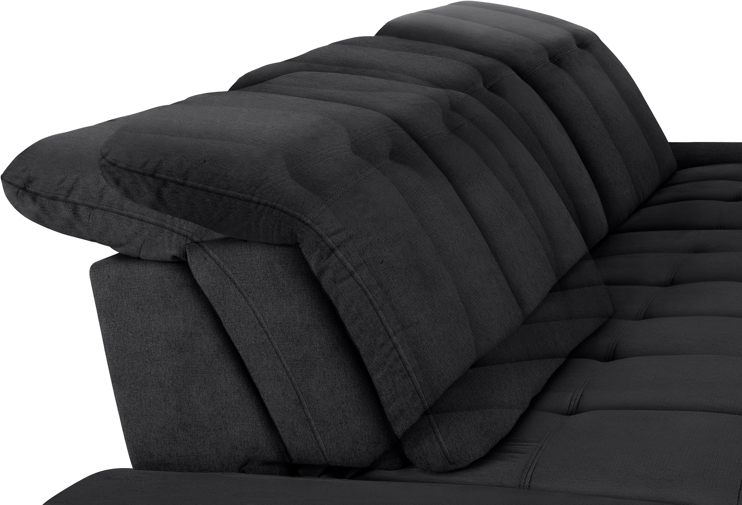 COTTA Ecksofa »Holiday L-Form mit Sitztiefen-, Armteil- und Kopfteilverstellung«, wahlweise mit Bettfunktion & Bettkasten