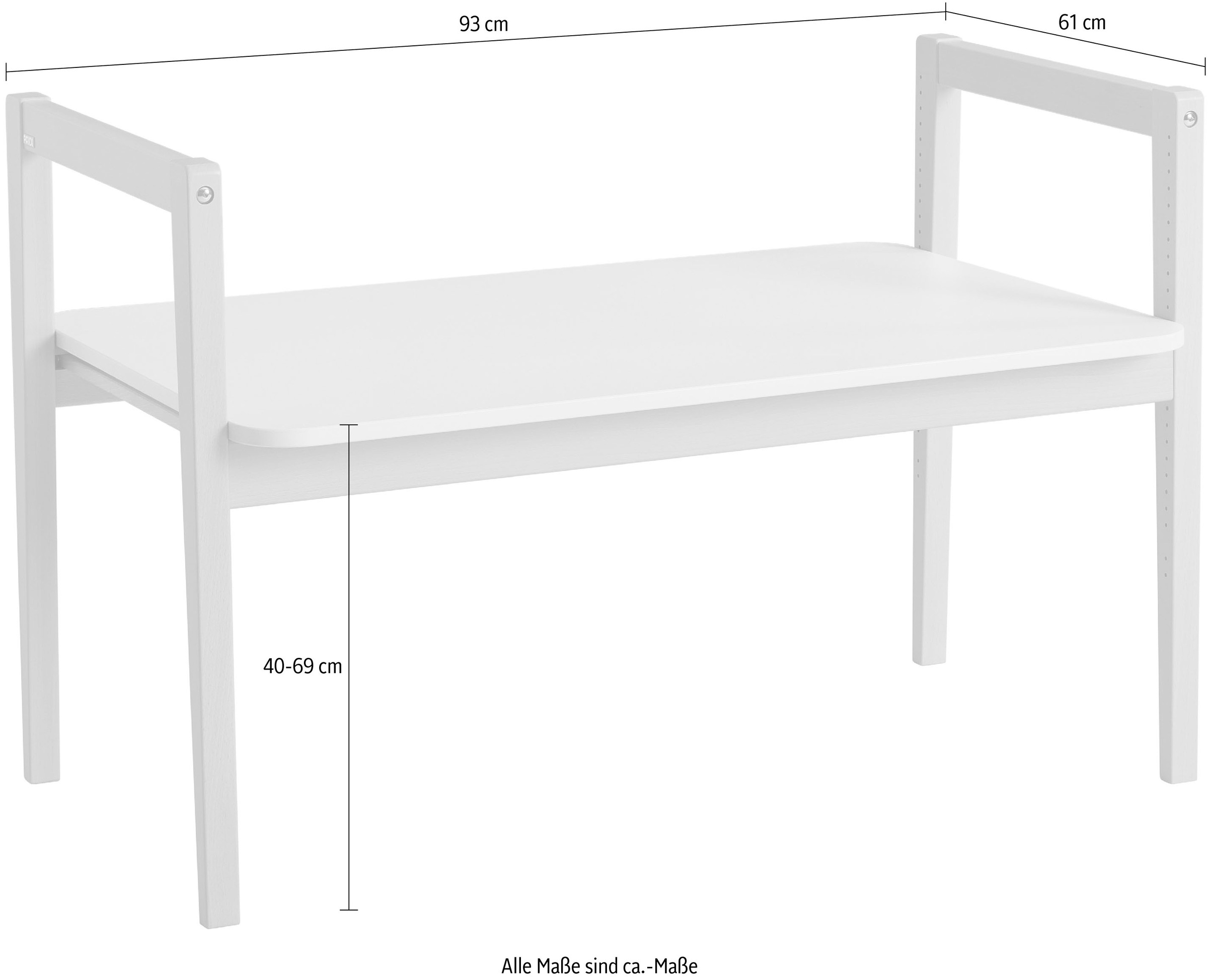 PAIDI Tischplatte »LITTLE CLOUD« Umbau zum höhenverstellbaren Spieltisch oder Maltisch