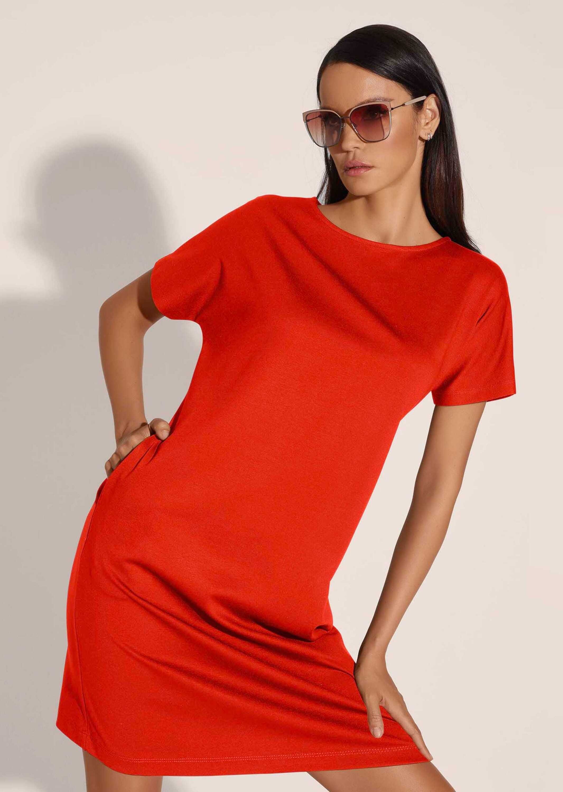 MADELEINE Sommerkleid »Kleid Jerseykleid in angesagter H-Linie«