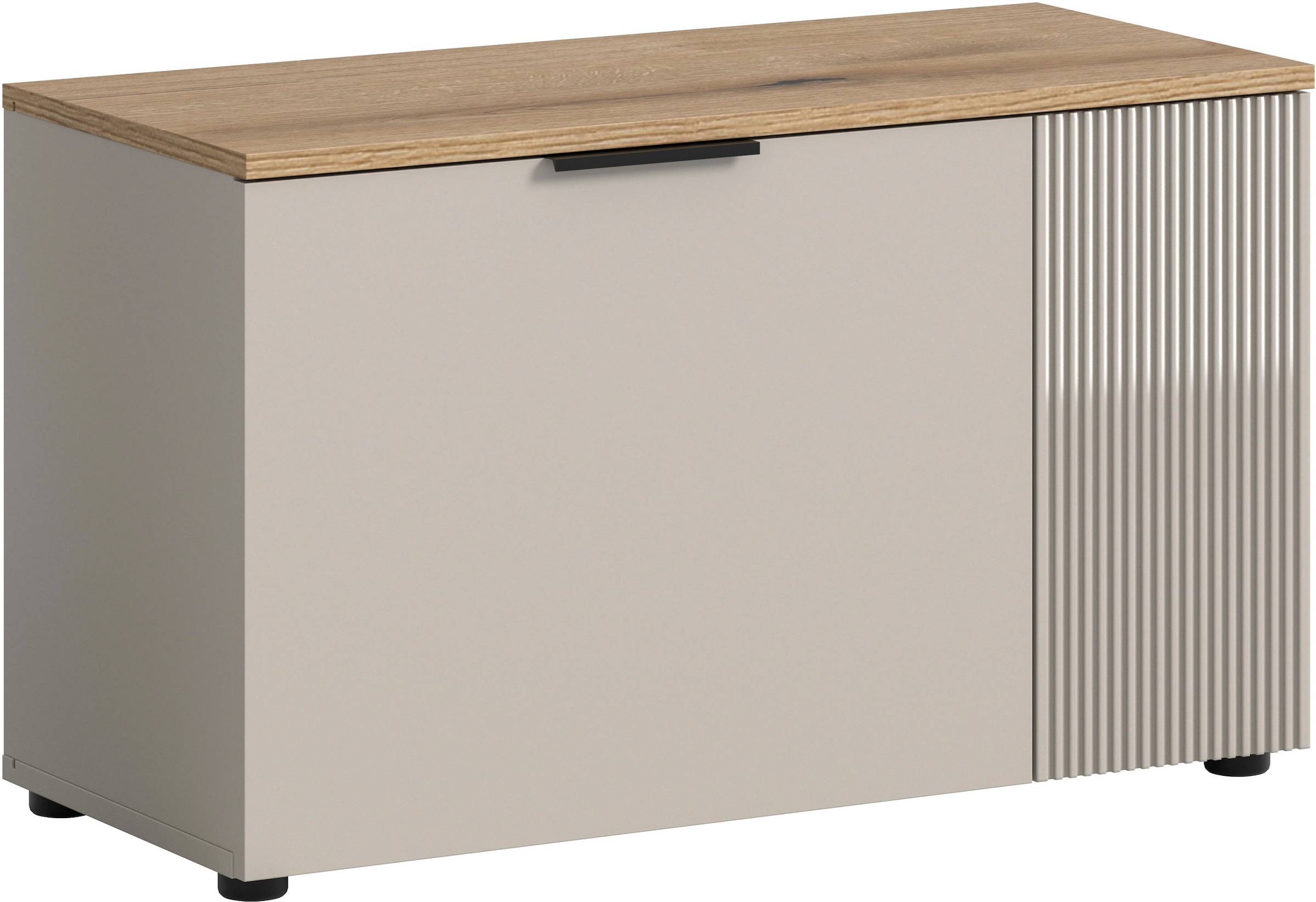 Home affaire Sitzbank "EDIL, Breite 80cm, 2 Türen, 4 Fächer" moderne Farbko günstig online kaufen