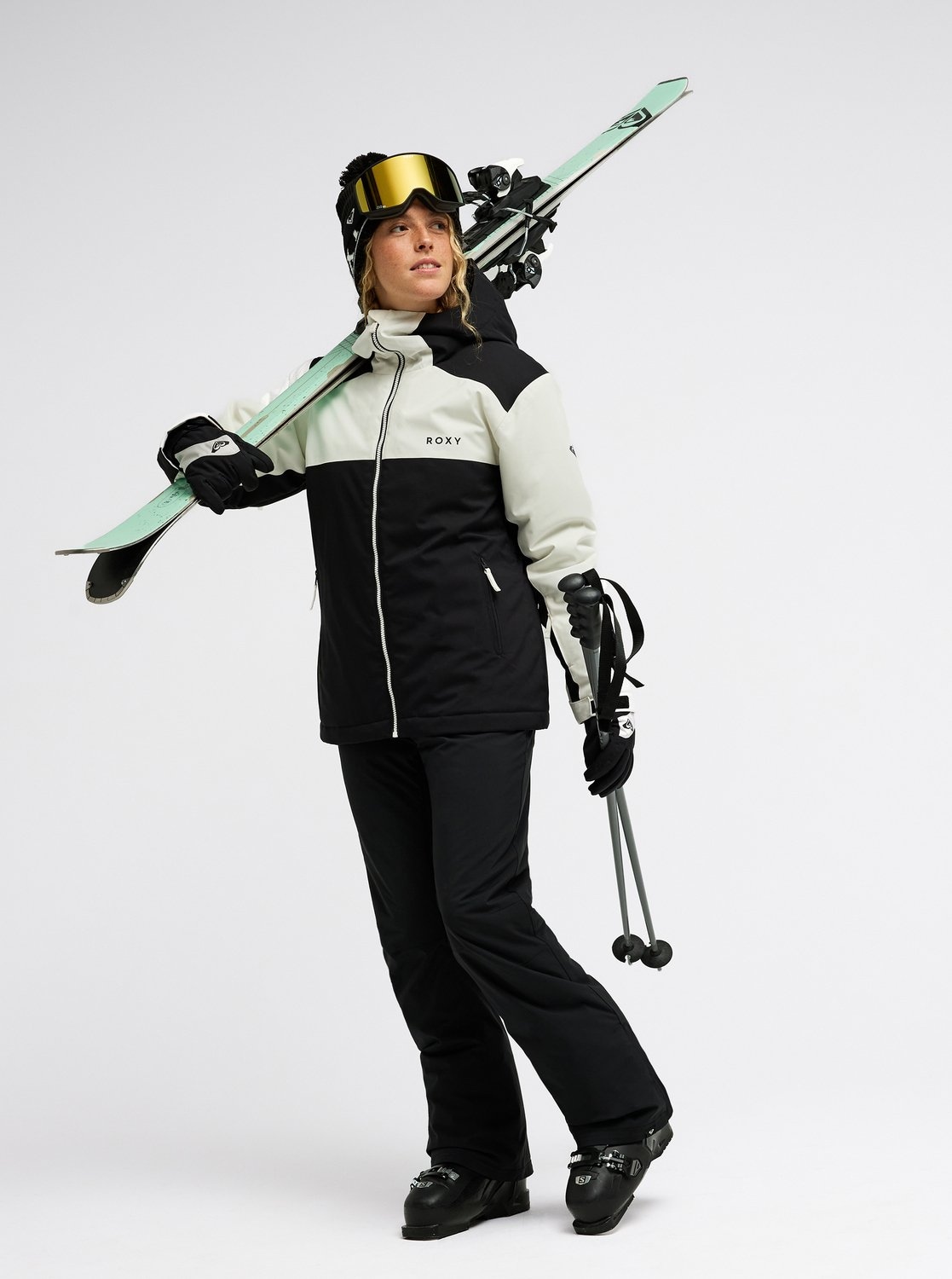 Roxy Skijacke »ASTRAL PEAK JK« mit Kapuze sportliches Design, aus Polyester, atmungsaktiv, windabweisend
