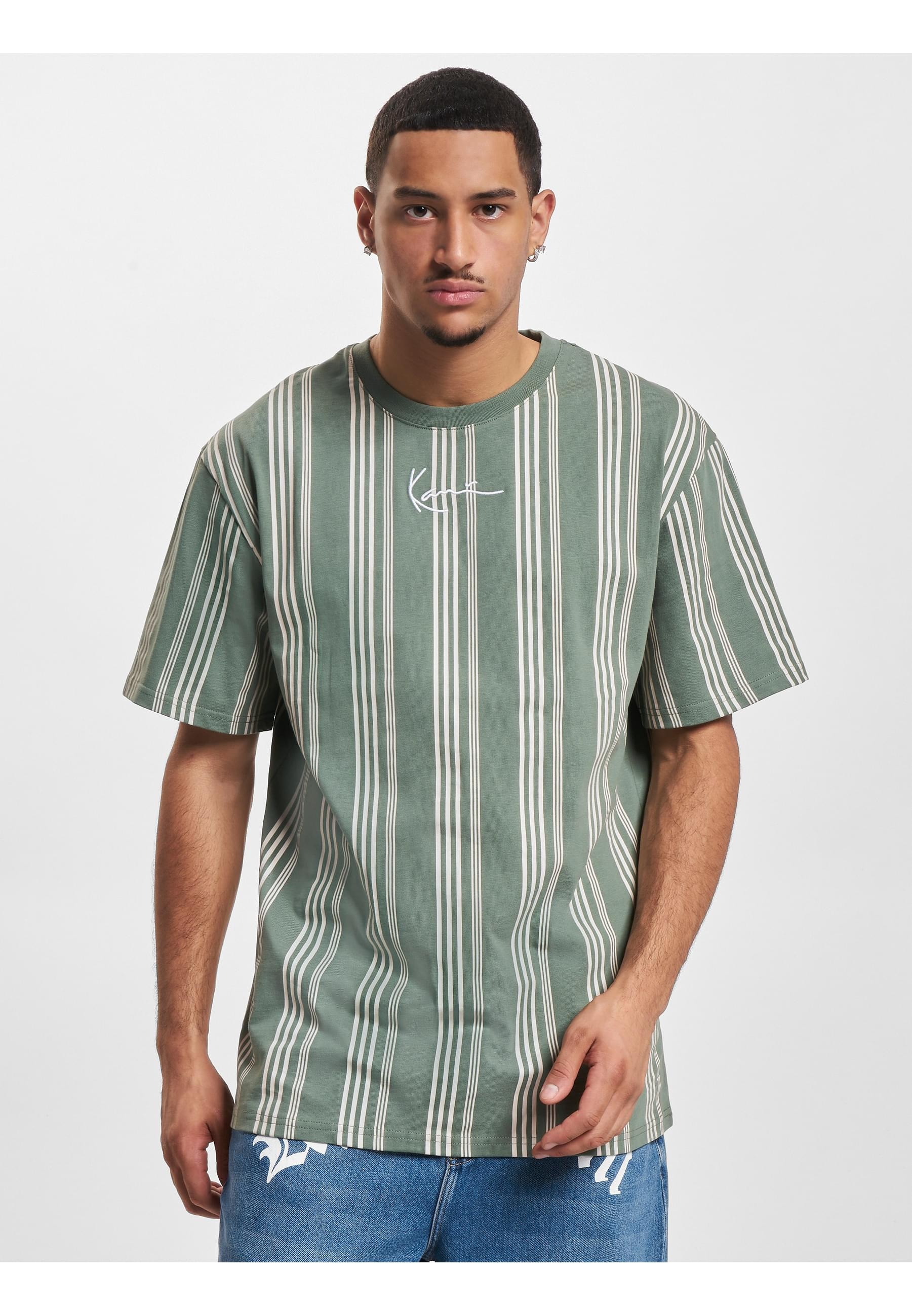 Karl Kani T-Shirt »Karl Kani Herren KM233-025-1 KK Small Signature Striped Tee« 1 Stk.