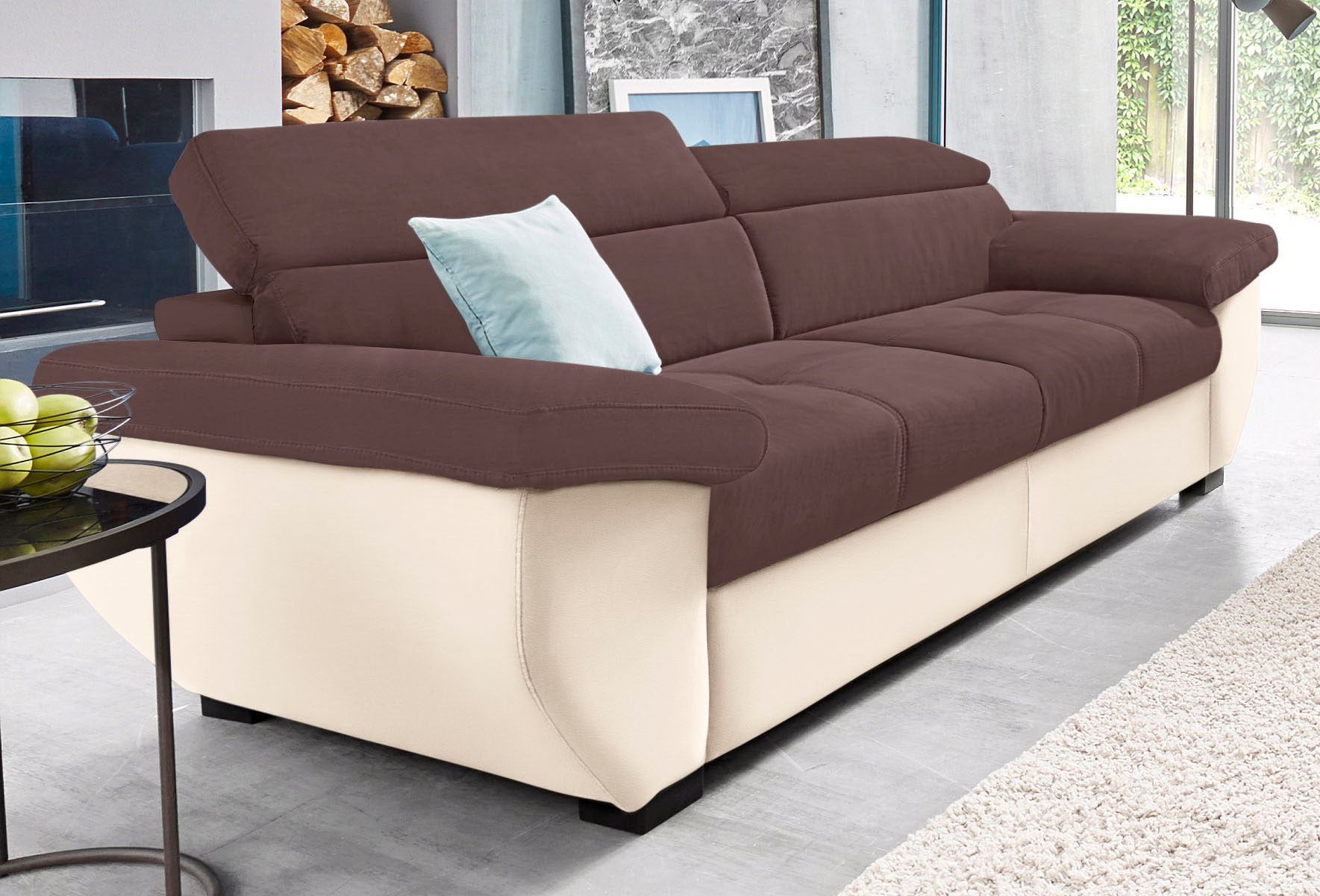 COTTA 2,5-Sitzer "Speedway" Big-Sofa mit Kopfteilverstellung günstig online kaufen