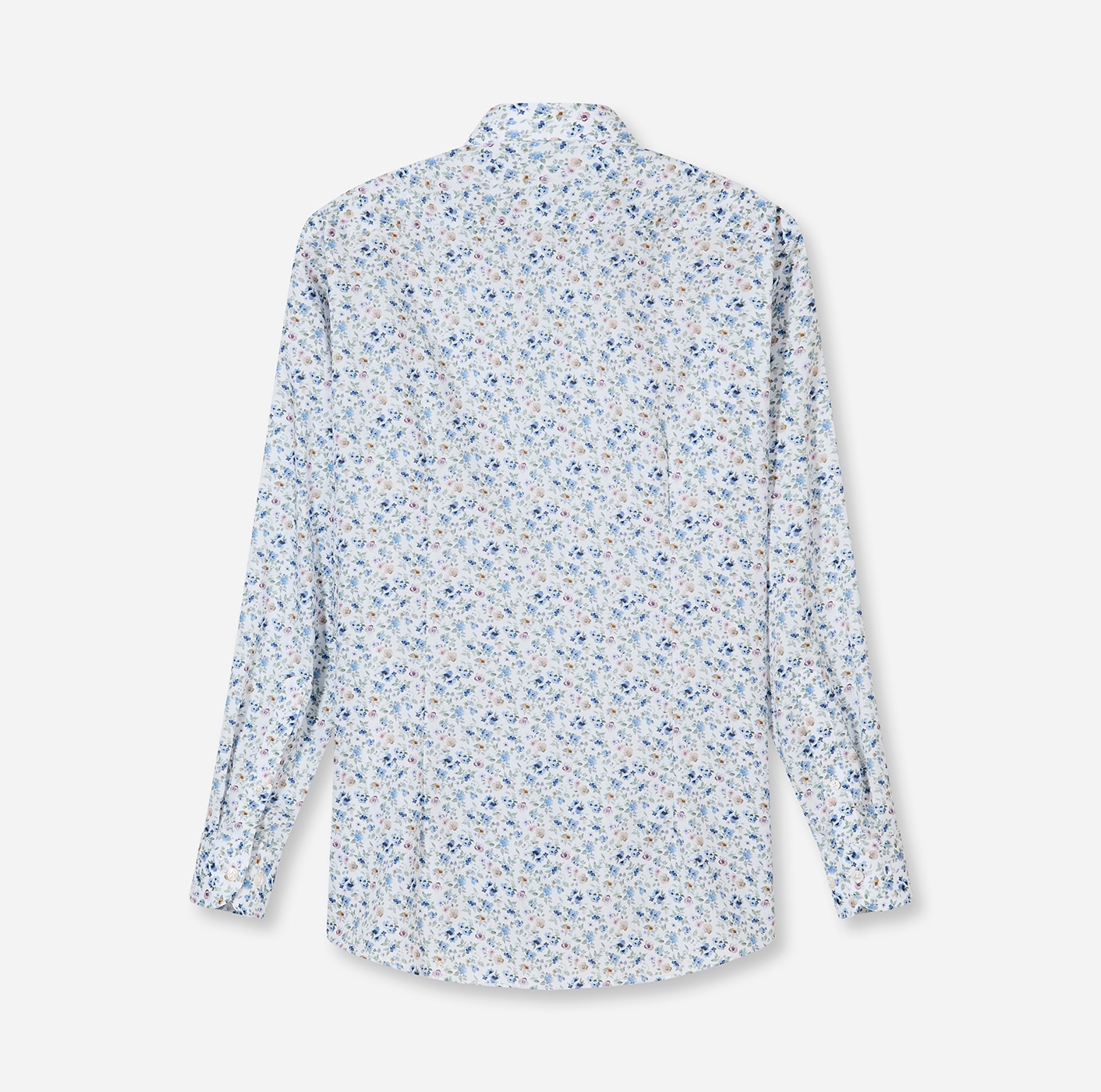 OLYMP Langarmhemd »Luxor« Businesshemd, New-Kentkragen, floraler Print, modern fit