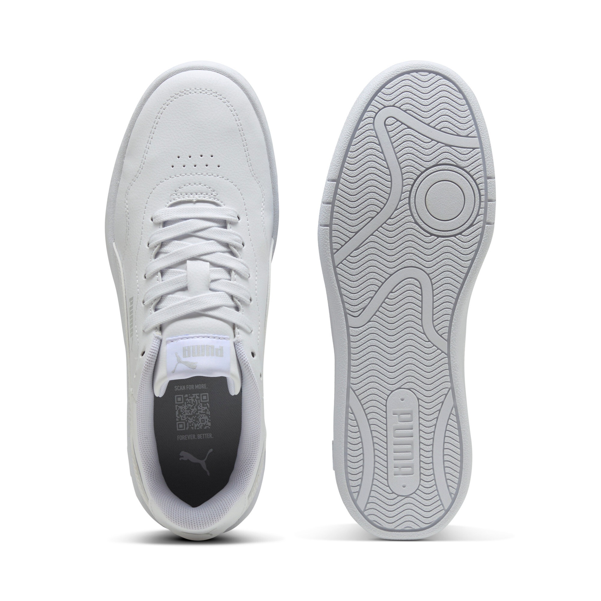 Puma Court Lally Baskets Blanc Cool Light Gray 42 3
