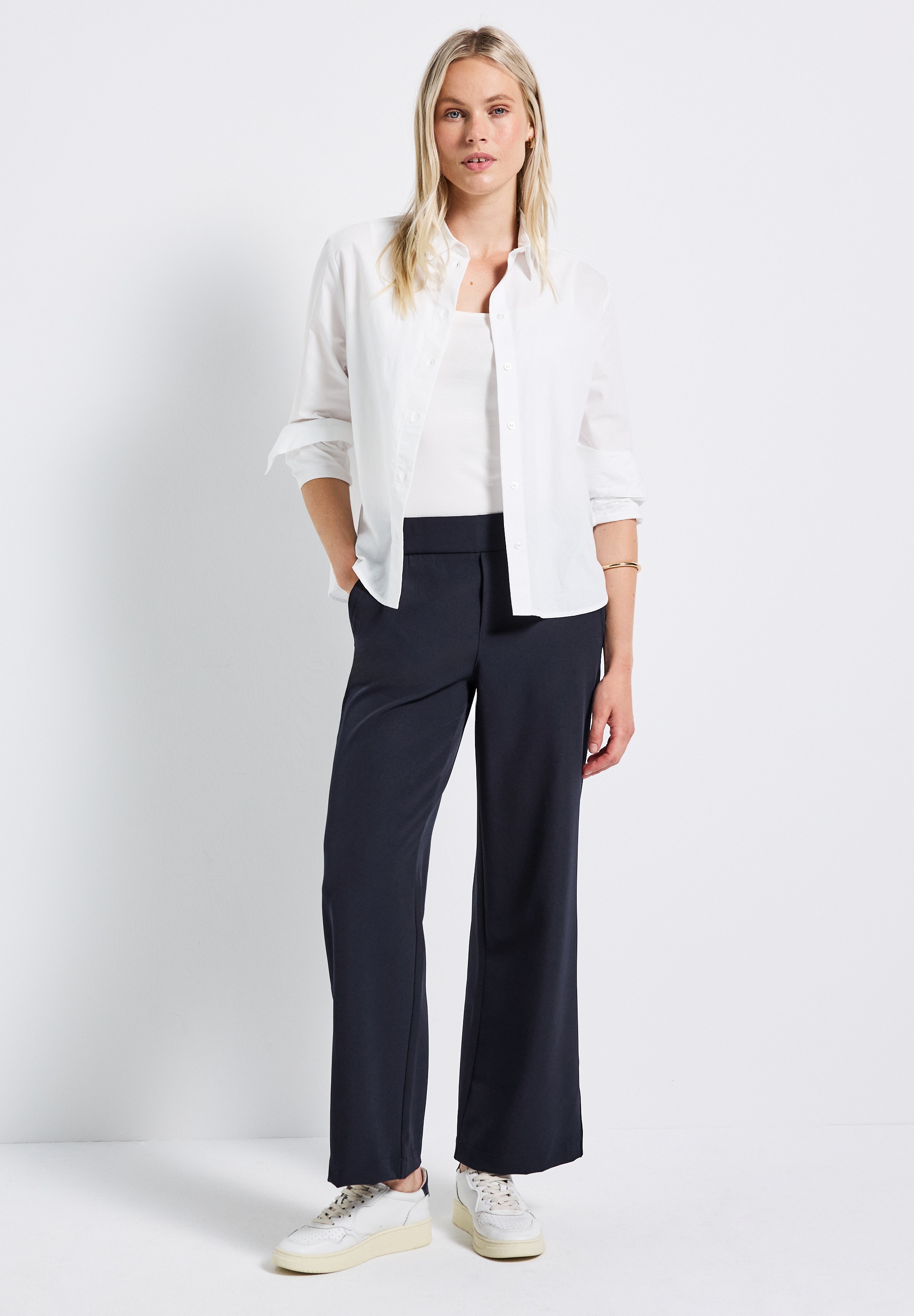 STREET ONE Stoffhose, Middle Waist