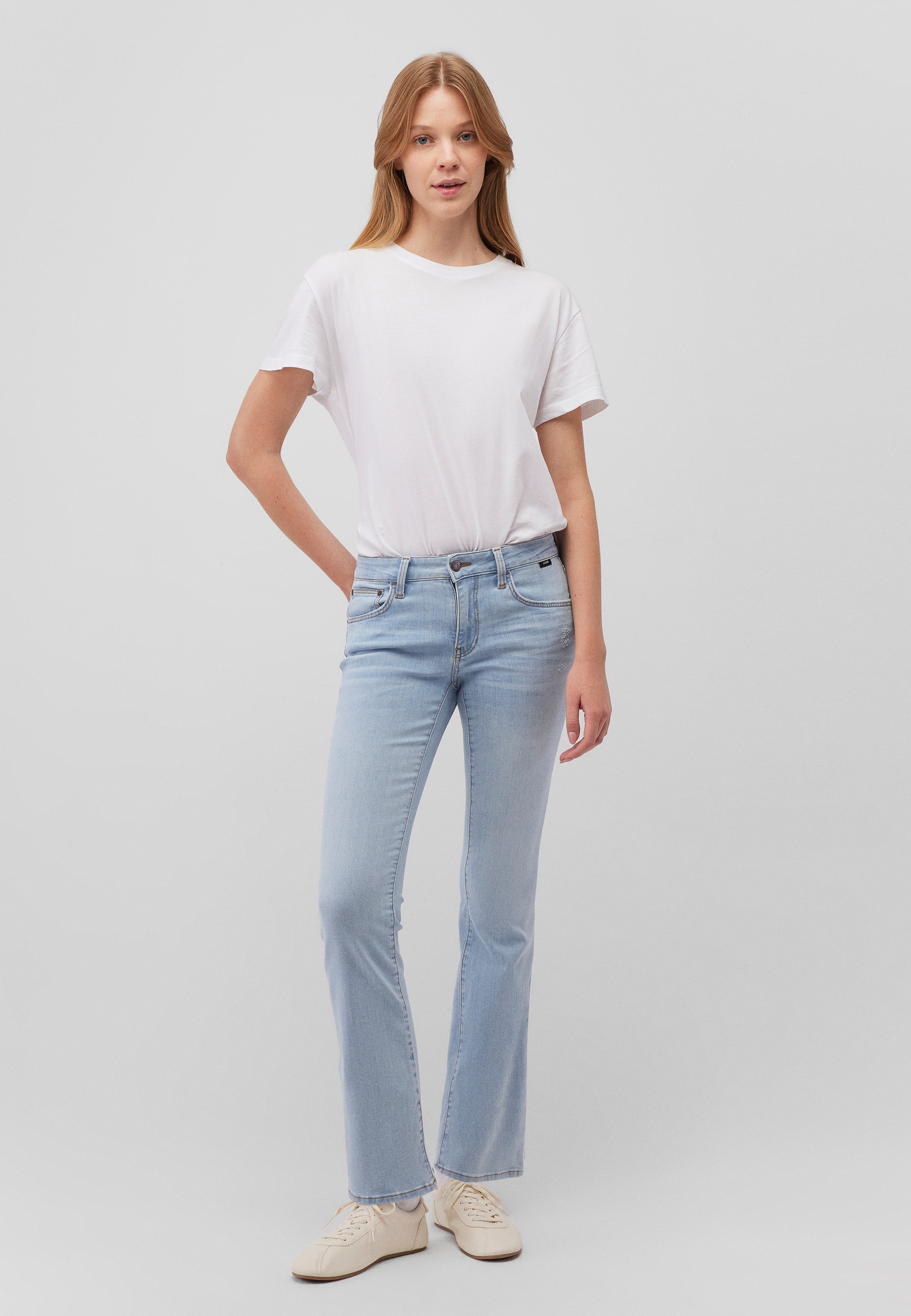 Mavi Bootcut-Jeans "BELLA MID-RISE", Bootcut Jeans günstig online kaufen