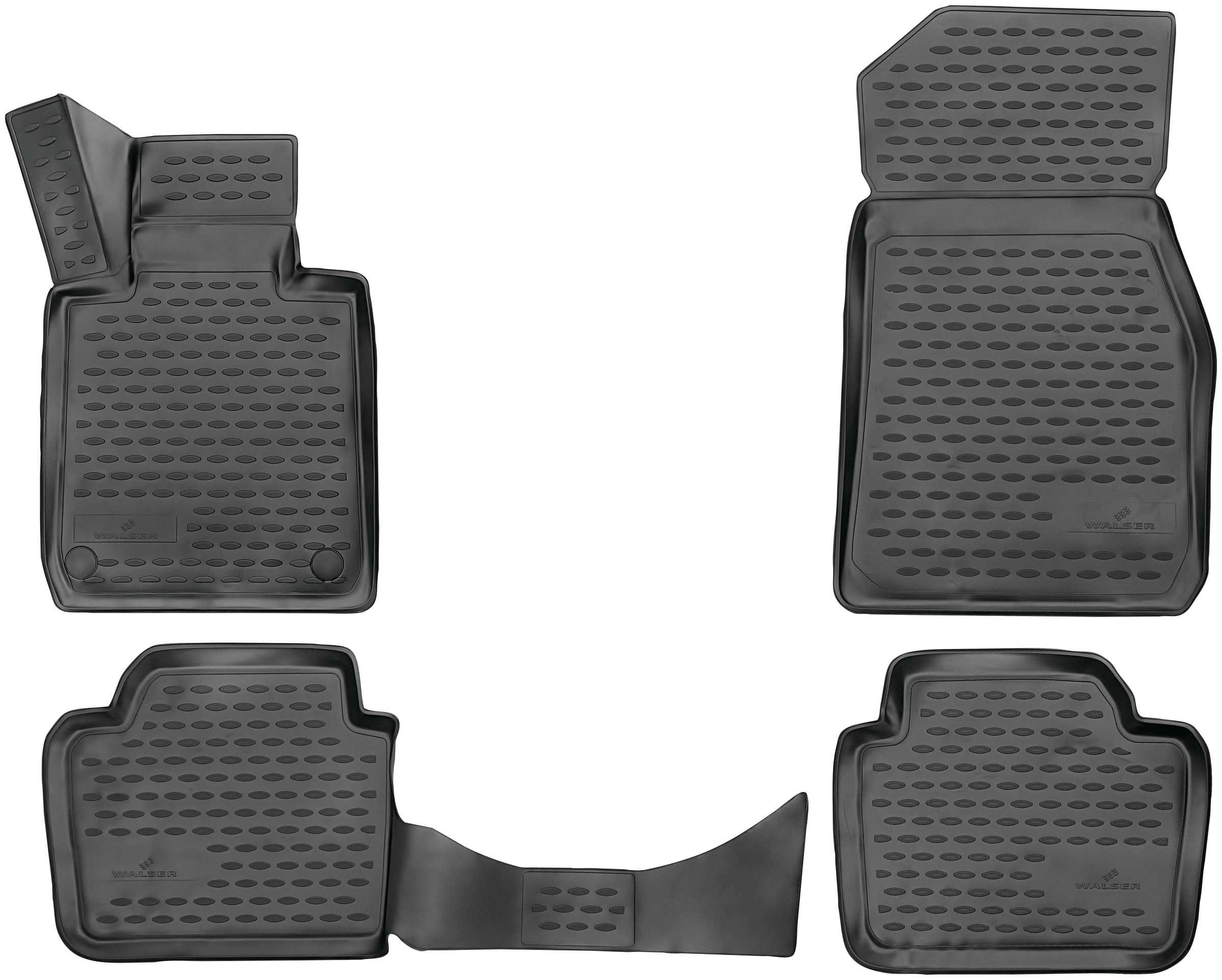 RECAMBO Passform-Fußmatten »CustomComforts«, Citroen, Berlingo, (Set, 2 St.),  Typ MF 1996 - 2009 hinten, perfekte Passform auf Raten | BAUR