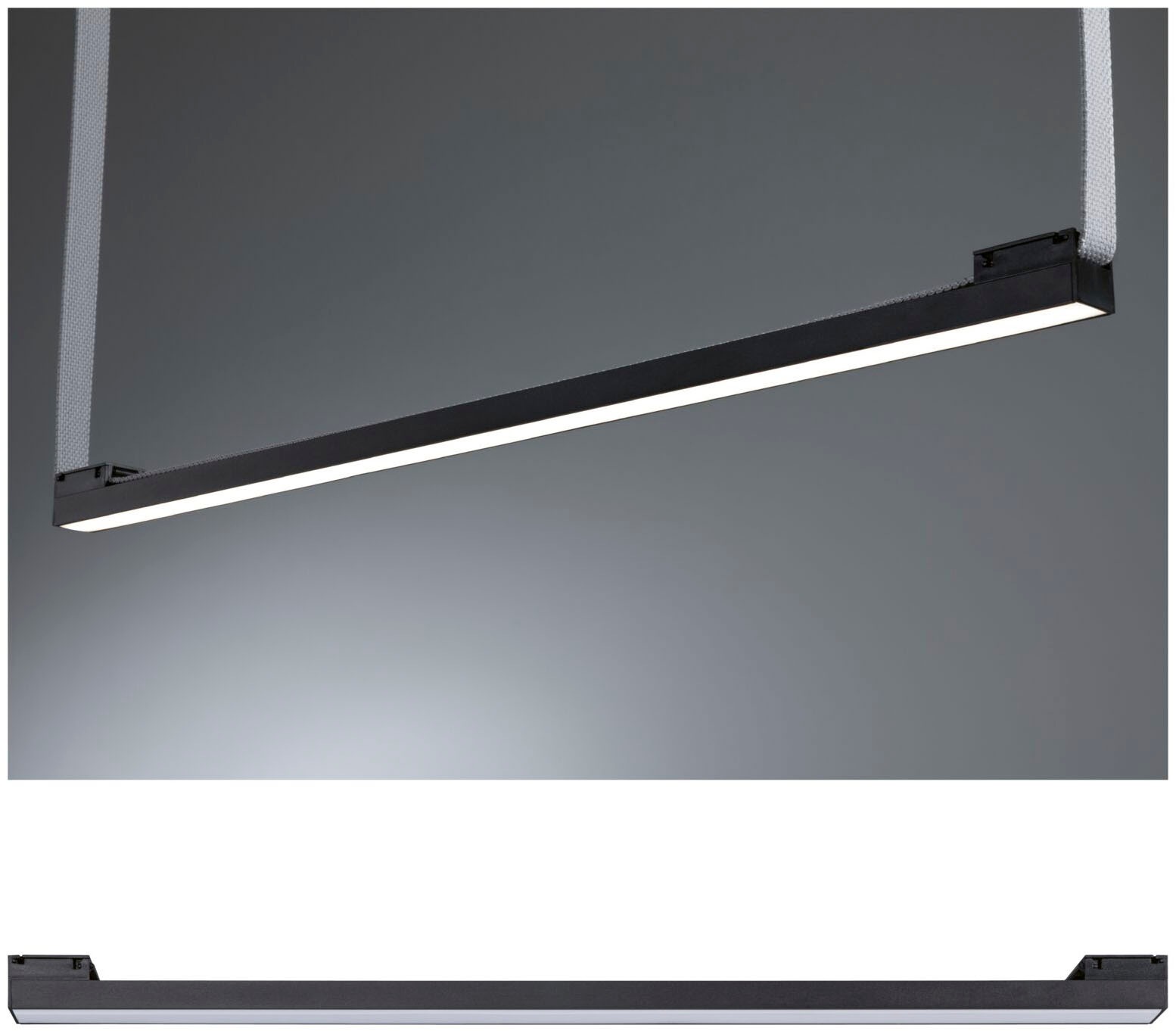 Paulmann Hängeleuchte »ULine Spot Lightbar 650x29mm 18,5W Schwarz«, 1 flammig