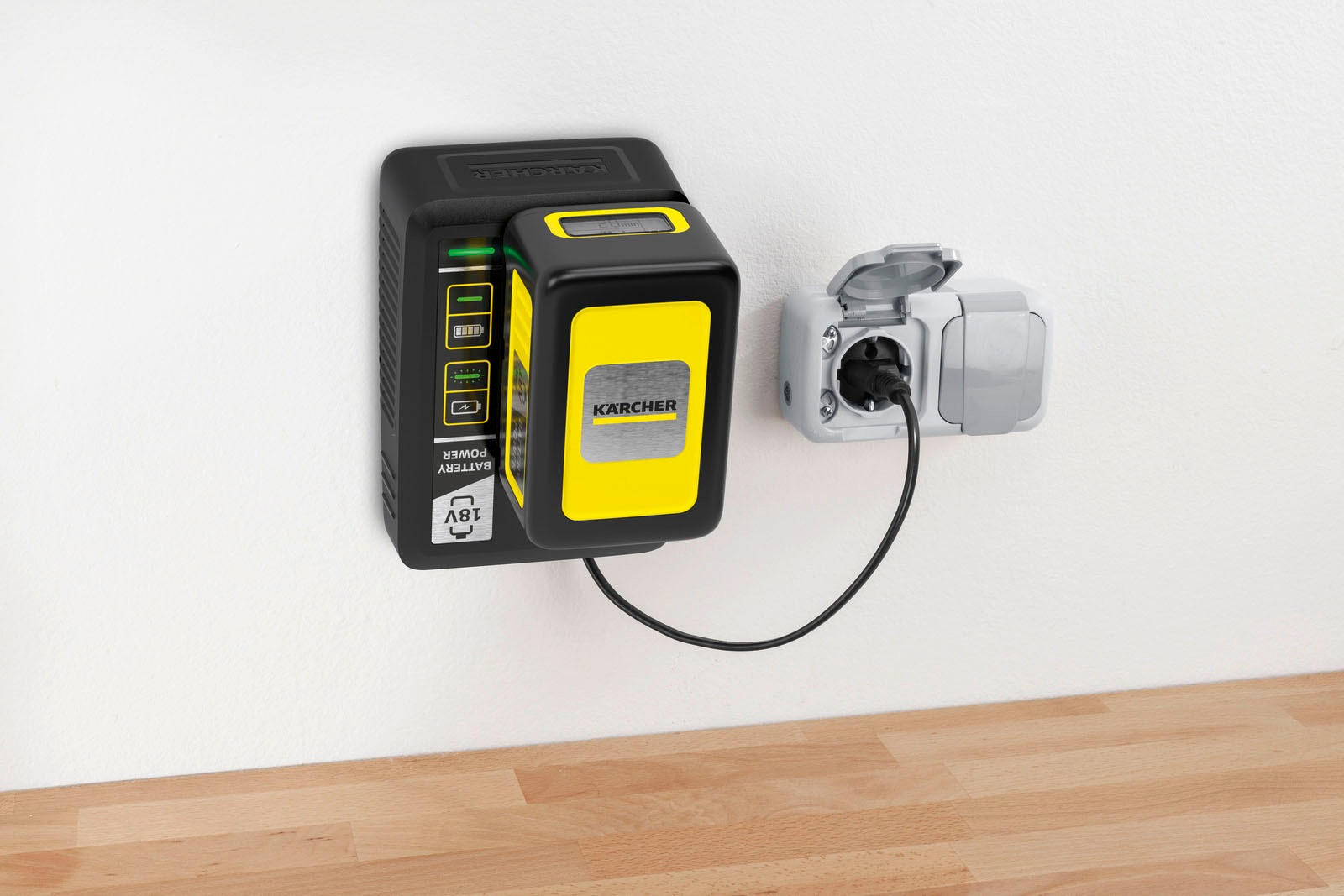 KÄRCHER Akku Starter-Set »»Starter Kit Battery Power 18/50««, 18 V, 5 Ah, inkl. Schnellladegerät