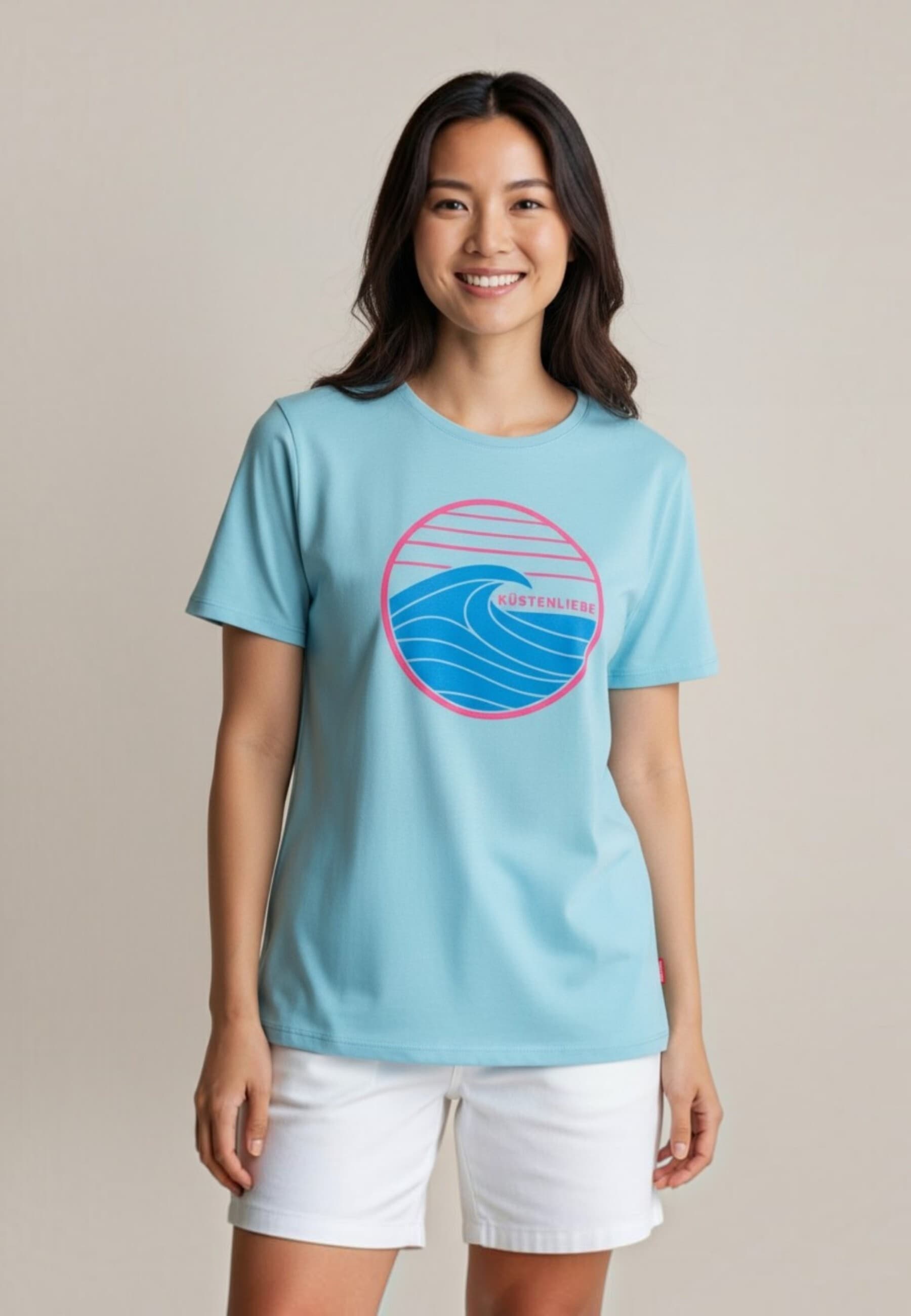 salzhaut T-Shirt »Shirt STEENTJE - KÜSTENLIEBE WELLE«
