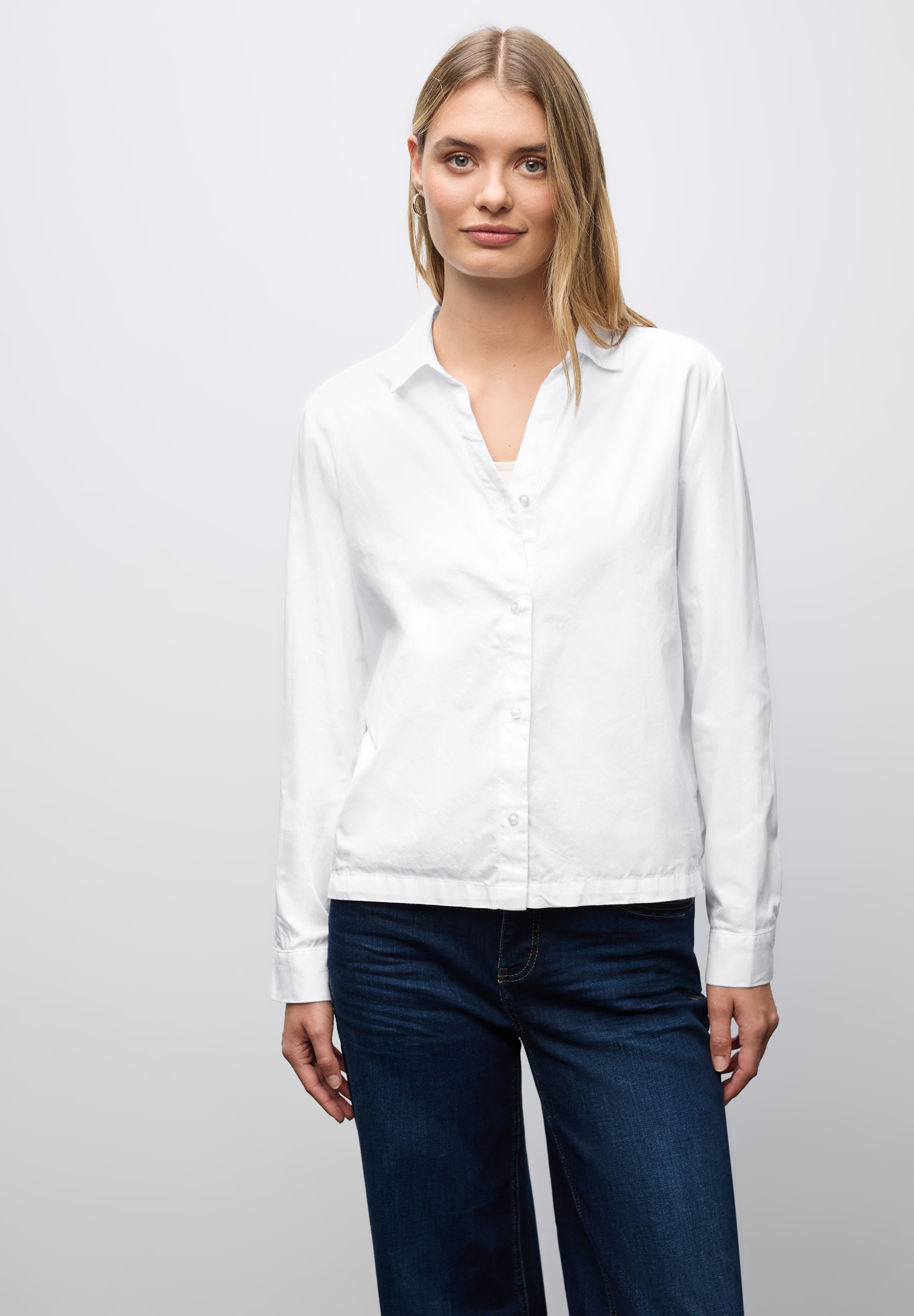 STREET ONE Hemdbluse, aus reiner Baumwolle günstig online kaufen