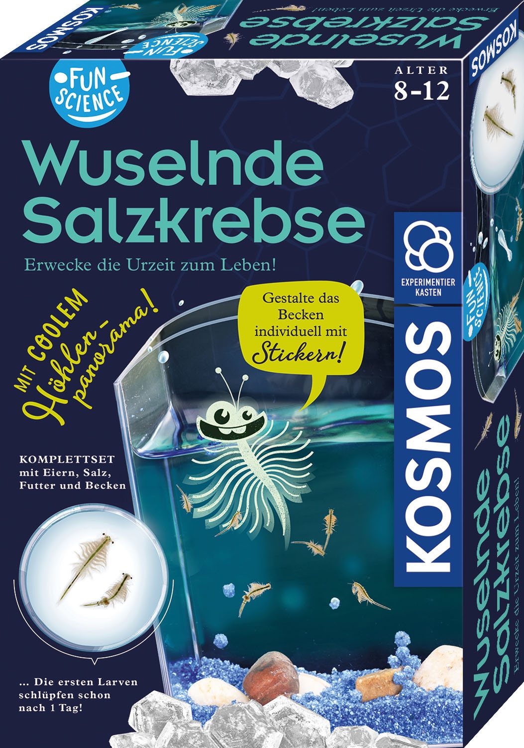 Experimentierkasten »Fun Science Wuselnde Salzkrebse«, Made in Germany
