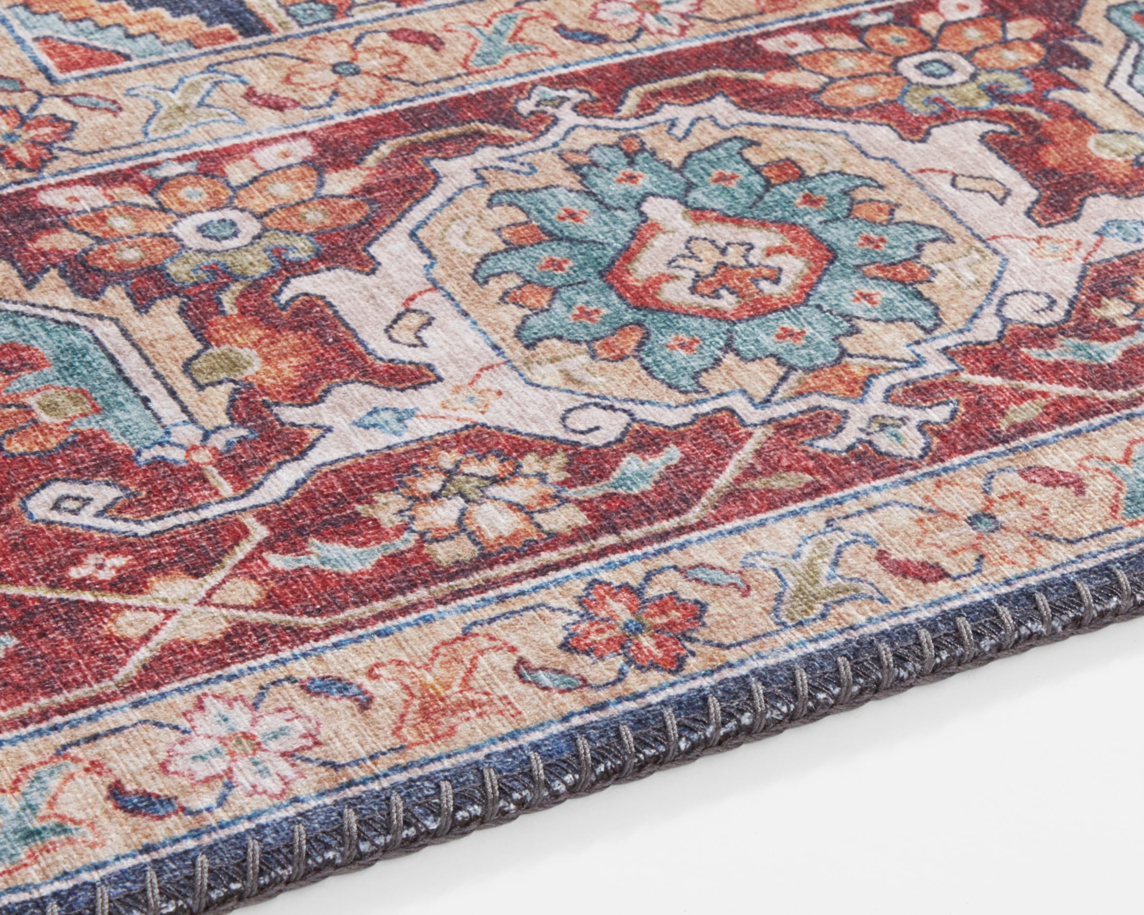 NORTHRUGS Teppich »Sylla«, rechteckig, 5 mm Höhe, Orientalisch, Läufer, Vintage, Wohnzimmer, Schlafzimmer, Esszimmer