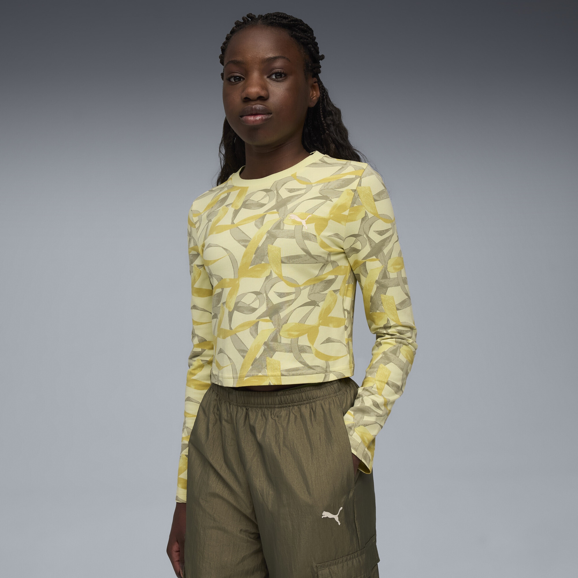 PUMA T-Shirt »Bowtique Langarmshirt Mädchen«