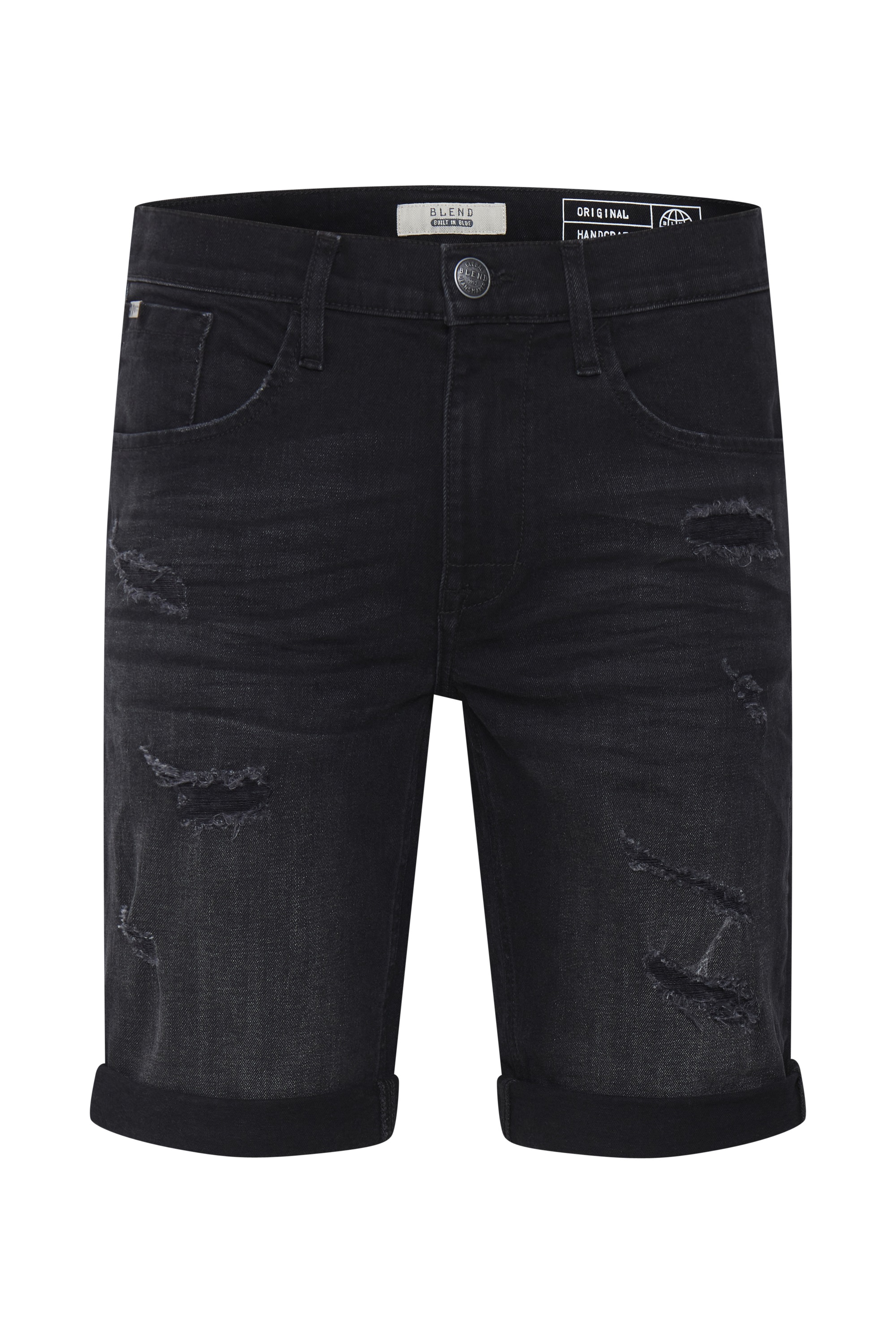 Blend Jeansshorts "BHDeniz" Stilvolle 5-Pocket-Jeansshorts mit Destroyed-Ef günstig online kaufen