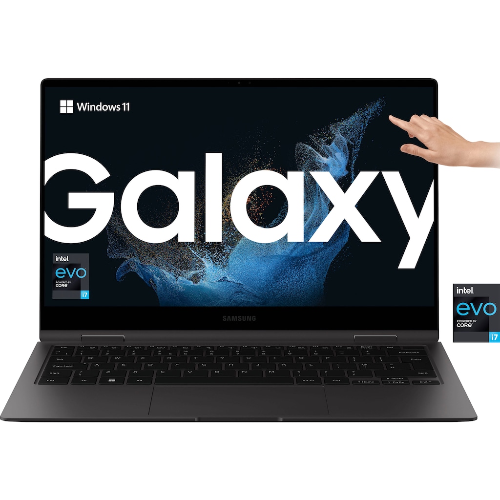 Samsung Convertible Notebook »Galaxy Book2 Pro 360«, 33,78 cm, / 13,3 Zoll, Intel, Core i7, Iris© Xe Graphics, 512 GB SSD