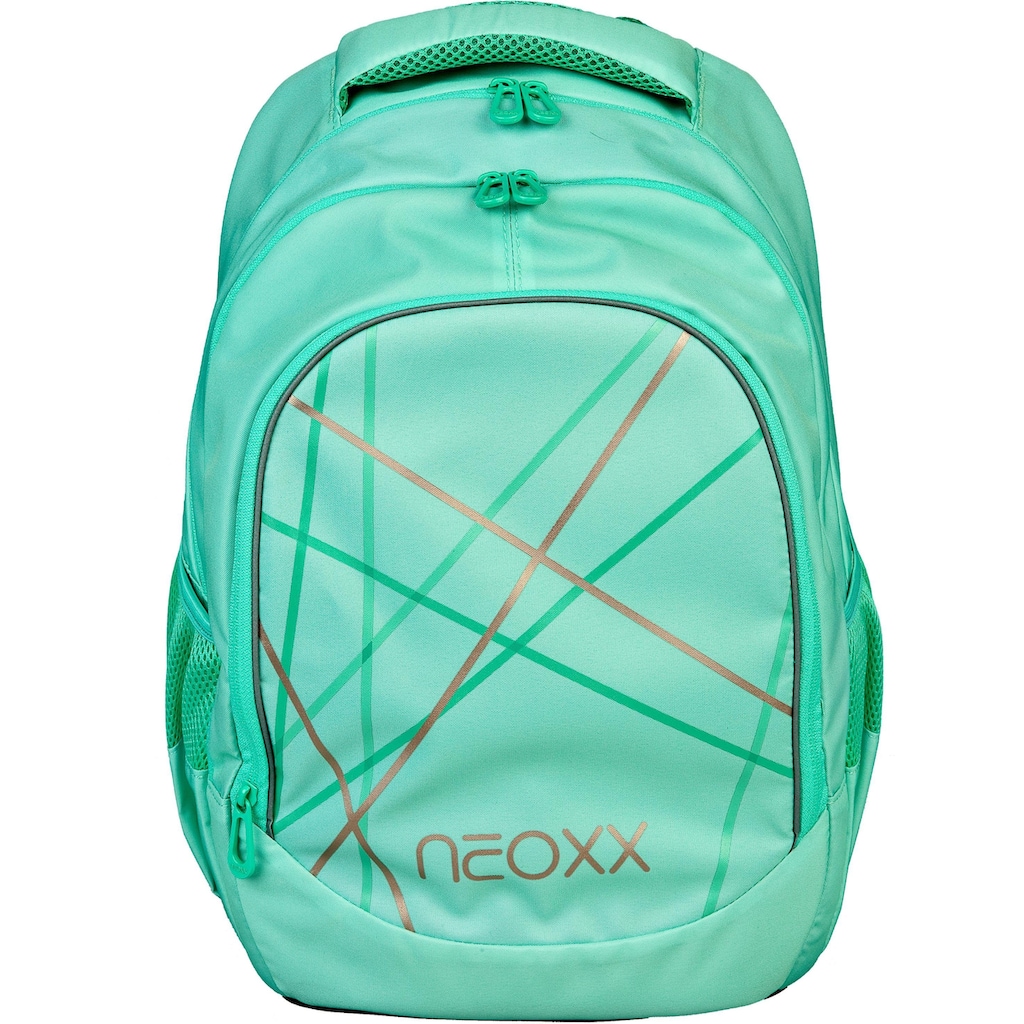 neoxx Schulrucksack »Fly, Mint to be«, Reflektionsnaht