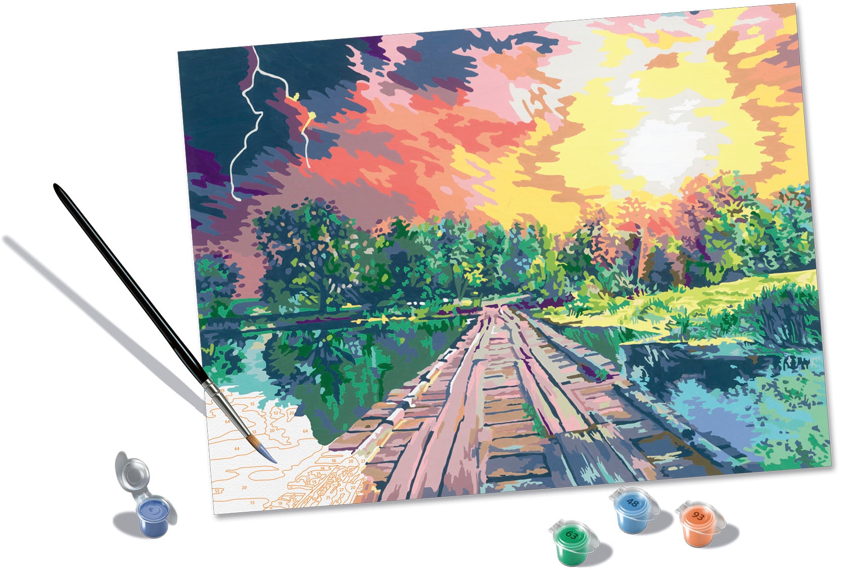 Ravensburger Malen nach Zahlen »CreArt, Magical Light«, Made in Europe