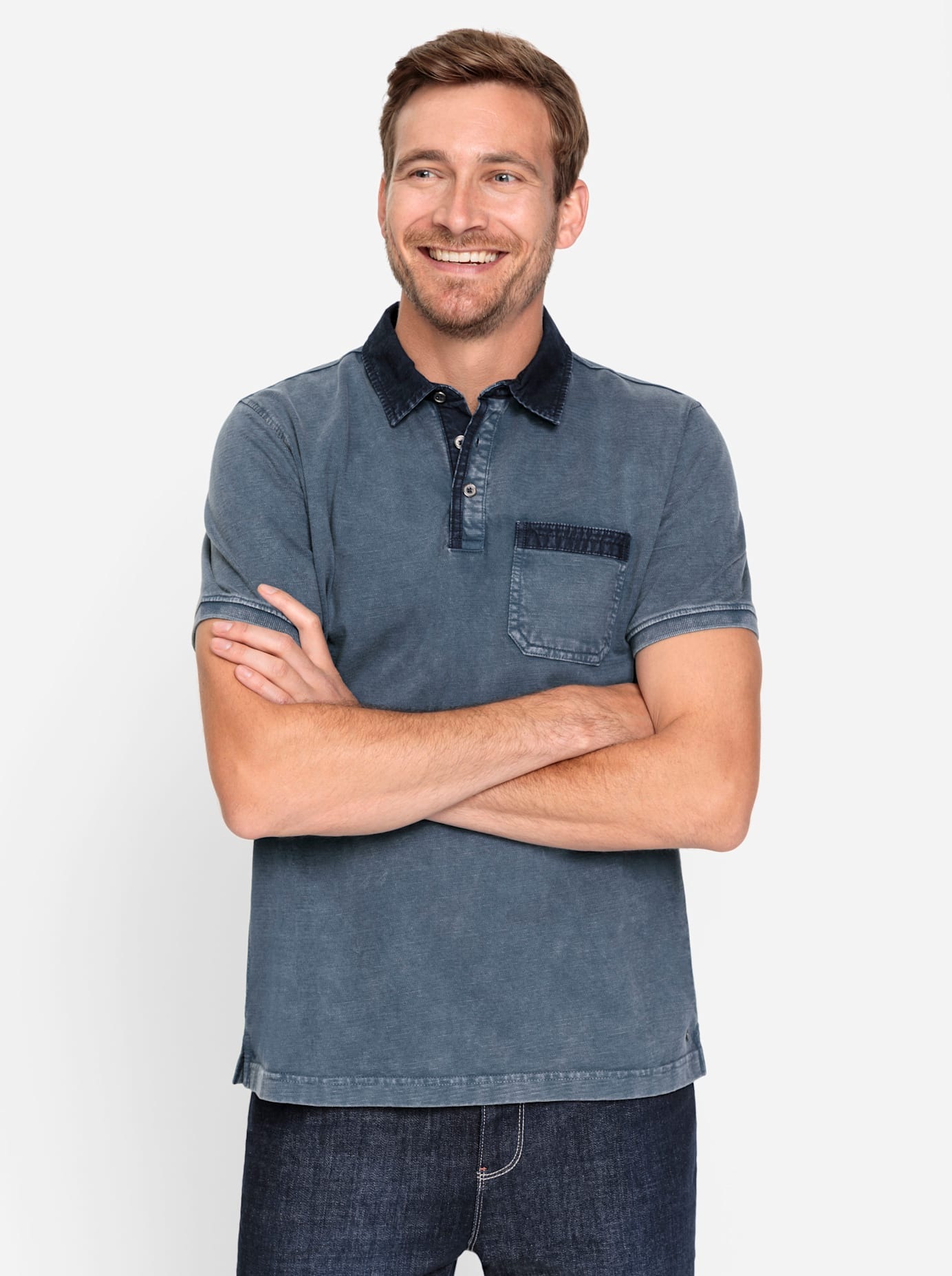 Marco Donati Kurzarmshirt "Kurzarm-Shirt" 1 Stk. tlg. günstig online kaufen