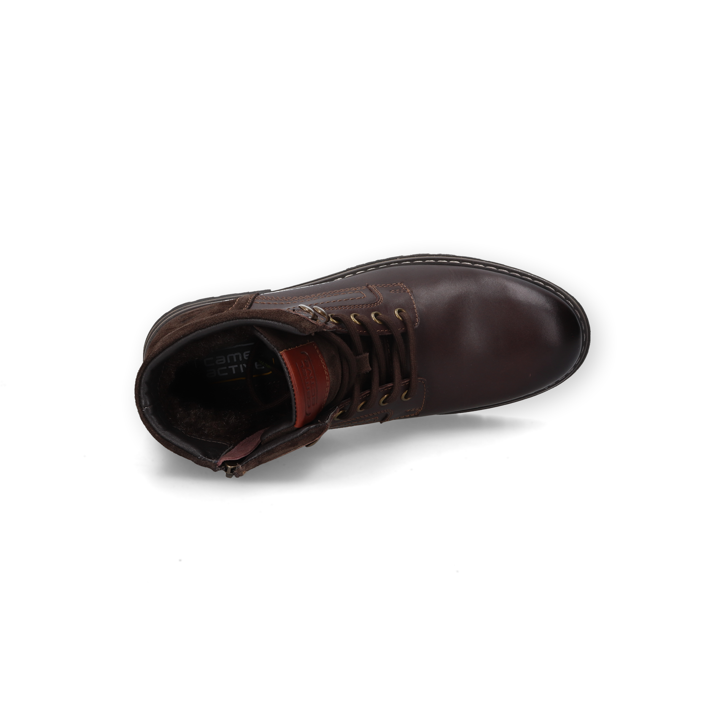 camel active Schnürboots  Schnürstiefel, Boots mit Ziernähte
