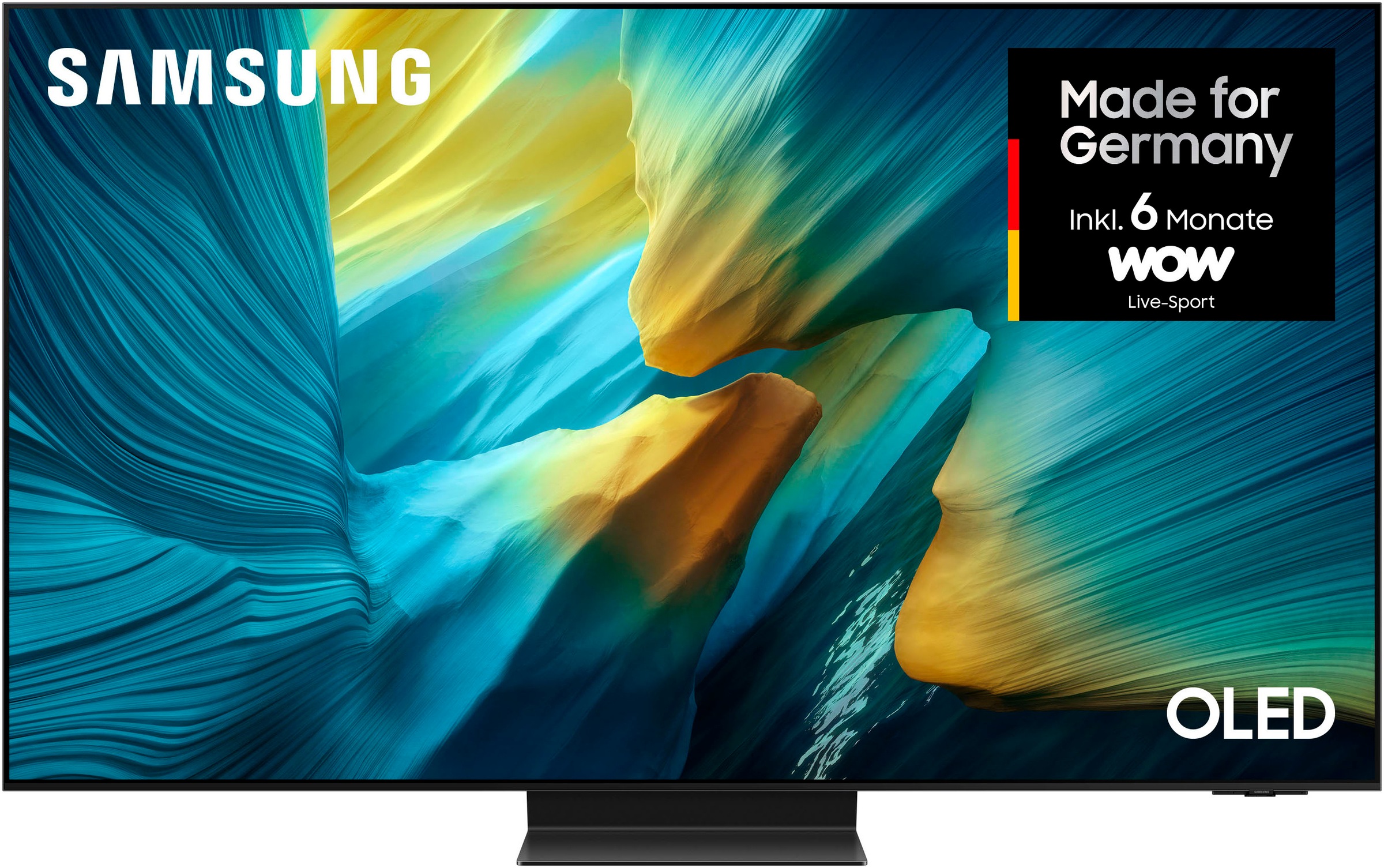 Samsung OLED-Fernseher »GQ65S95FAT«, 4K Ultra HD, Smart-TV, HDR Pro & Glare Free, Dolby Atmos & AI Sound, Gaming Hub, bis zu 165Hz
