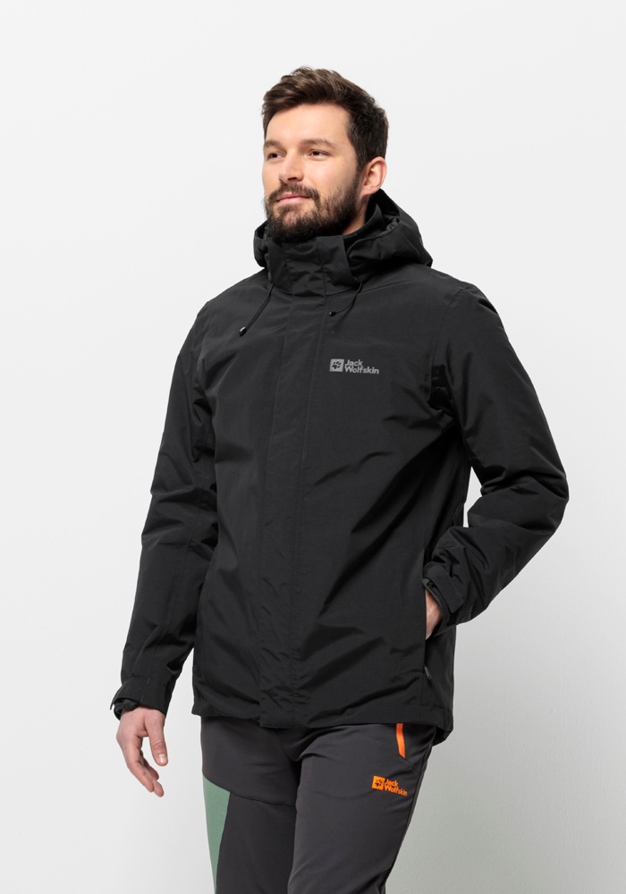 Jack Wolfskin 3-in-1-Funktionsjacke »BERGLAND 3IN1 JKT M«, mit Kapuze