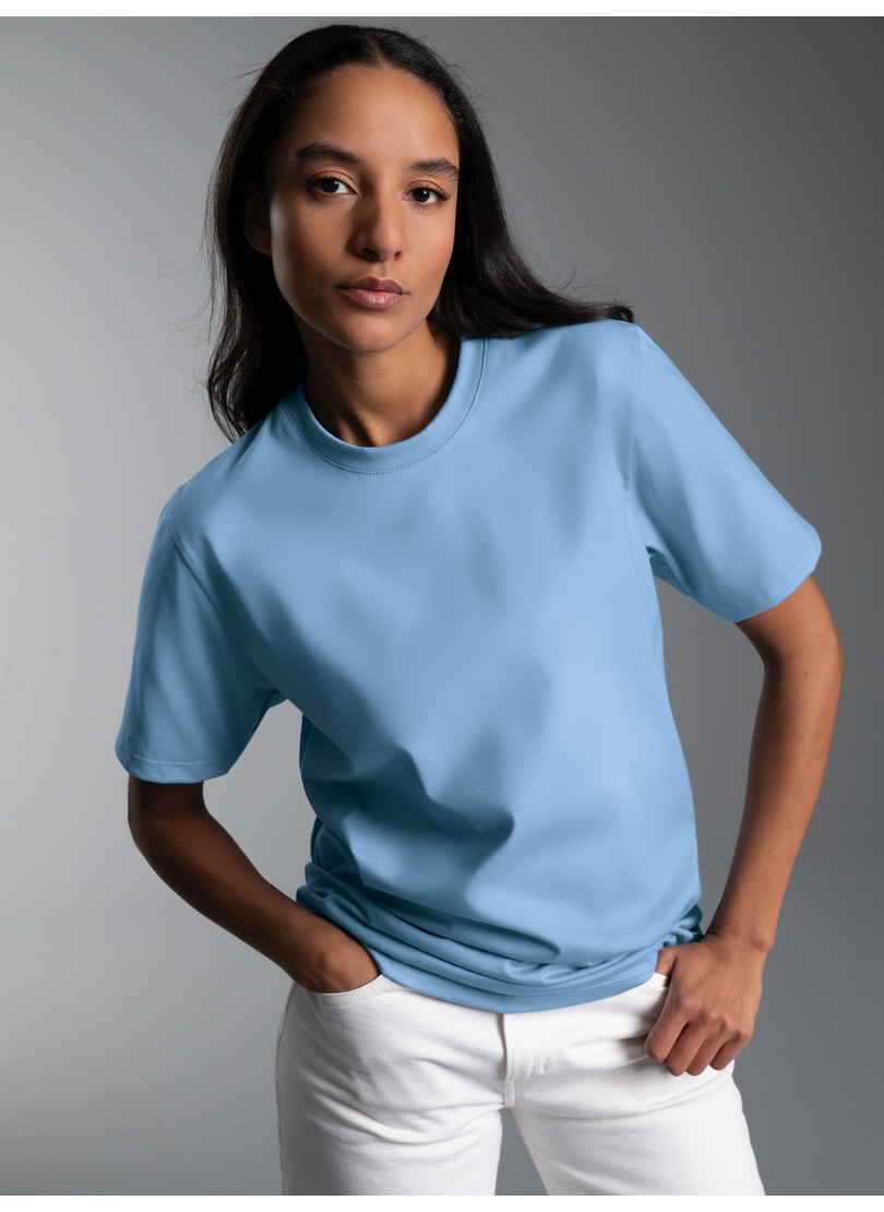 Trigema "TRIGEMA Heavy T-Shirt aus 100% recycelter Baumwolle" 1